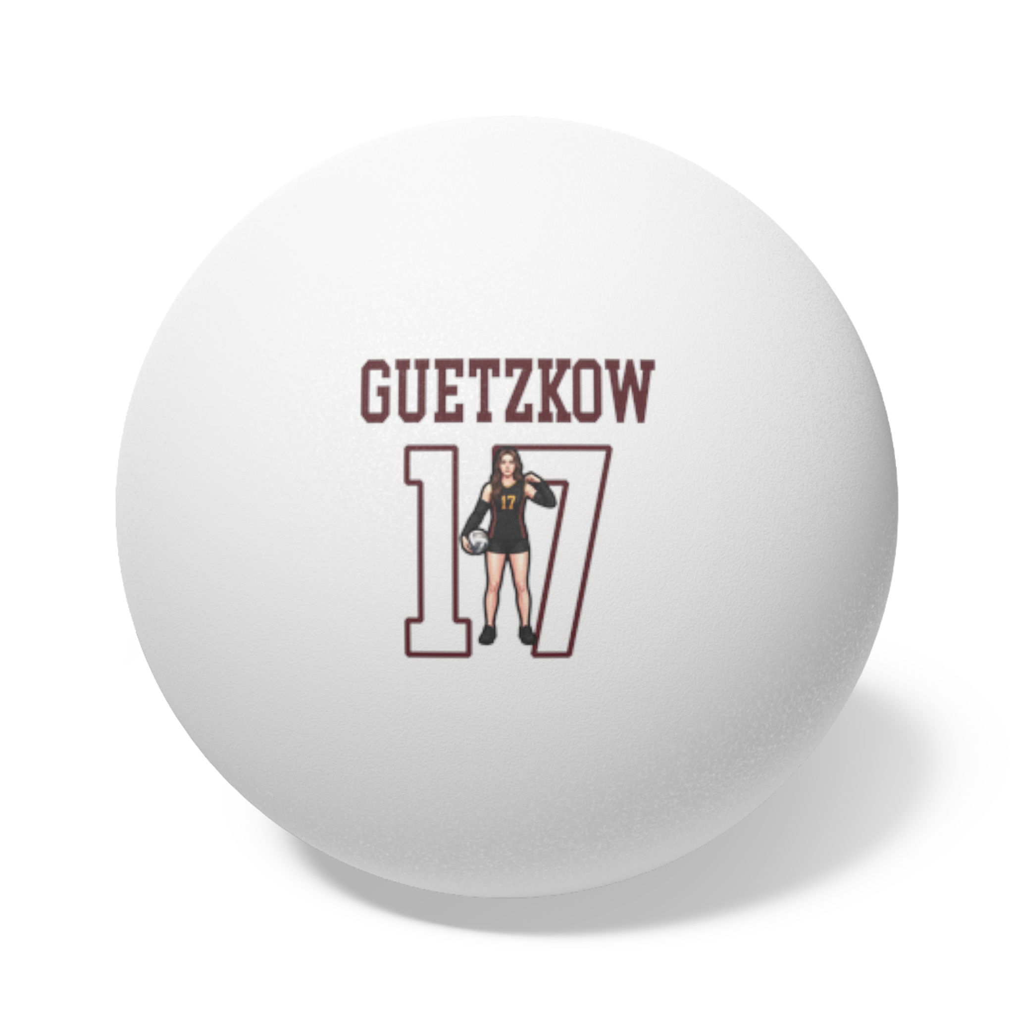 Ping Pong Balls, 6 pcs — character_shirsey in White