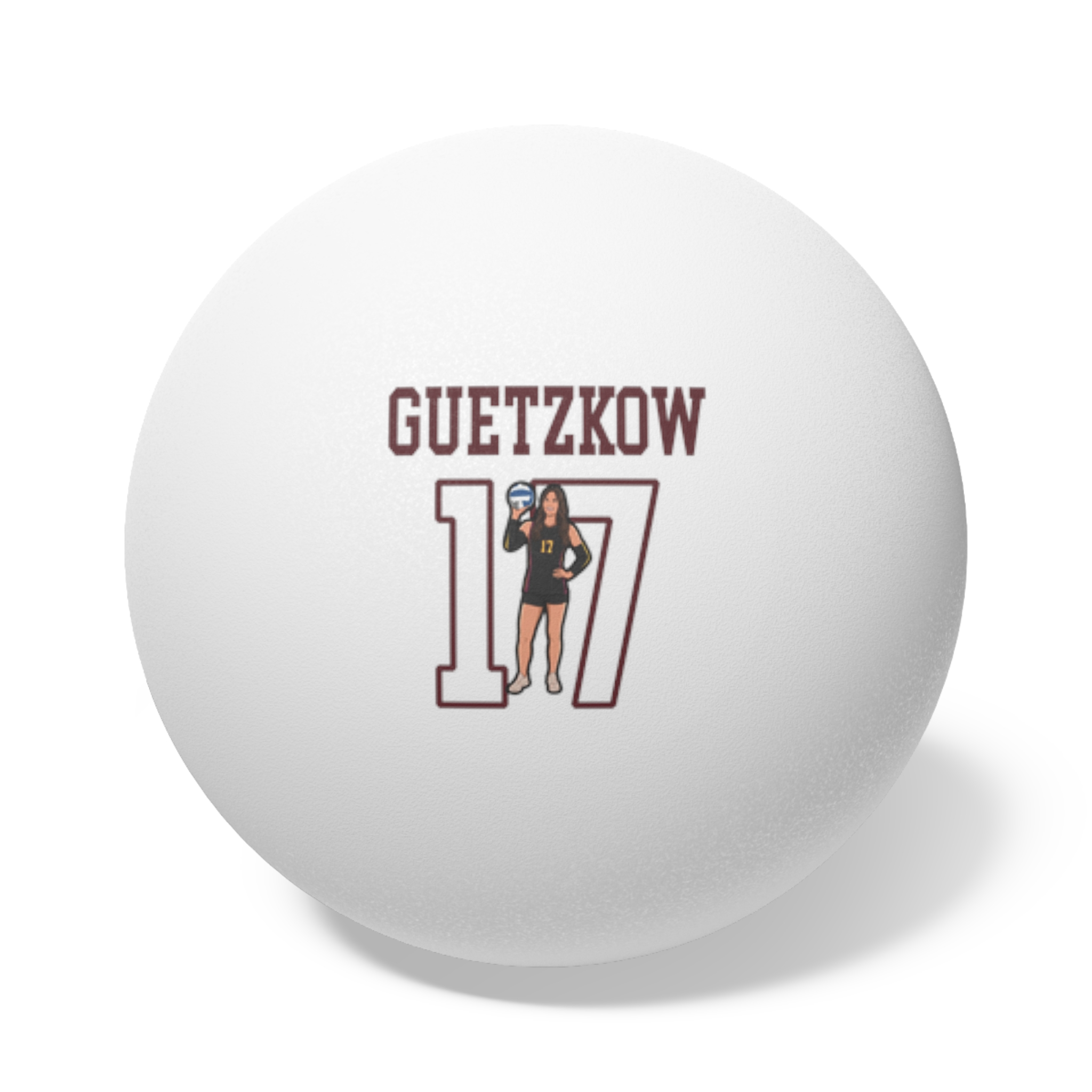 Ping Pong Balls, 6 pcs — character_shirsey in White