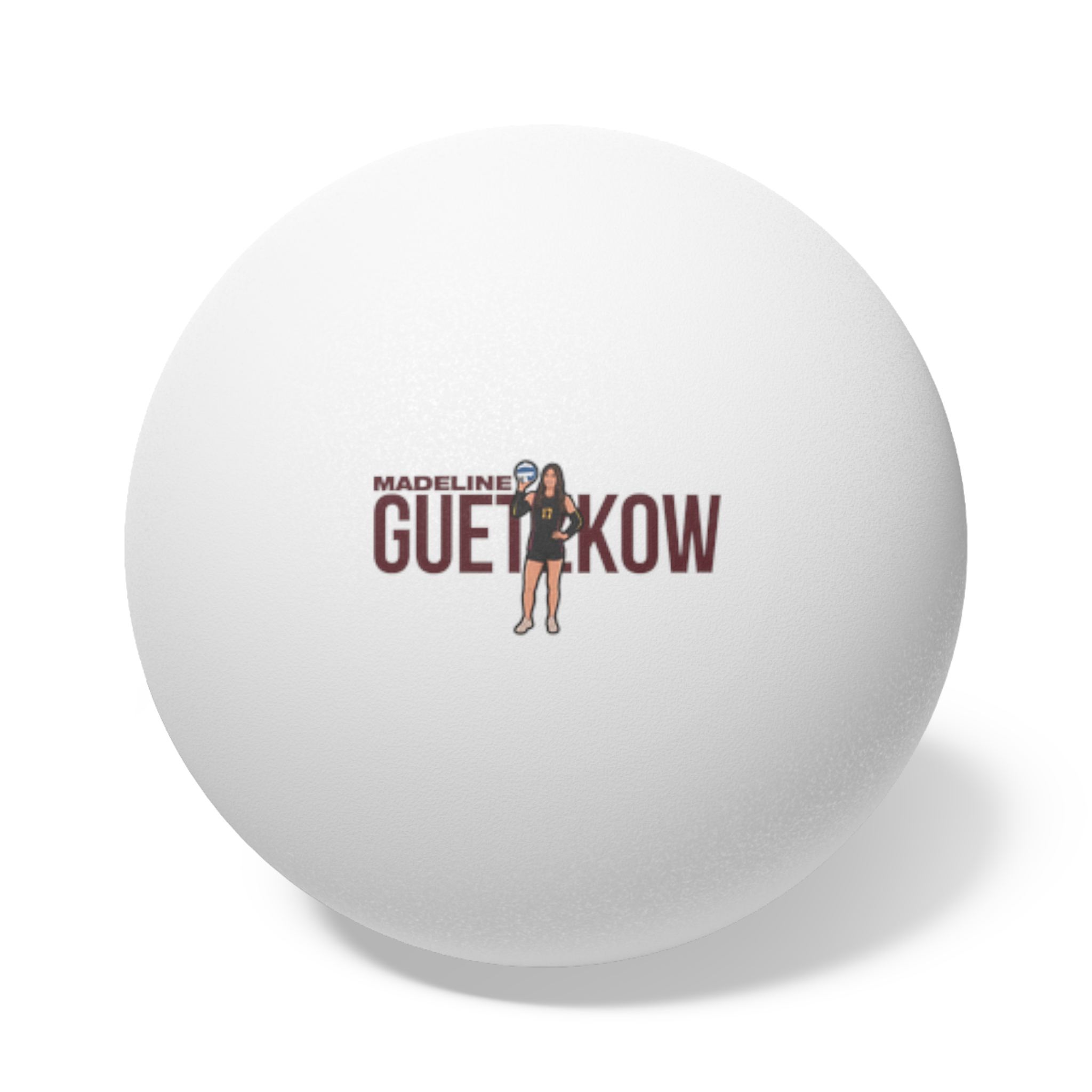 Ping Pong Balls, 6 pcs — character_player_name in White