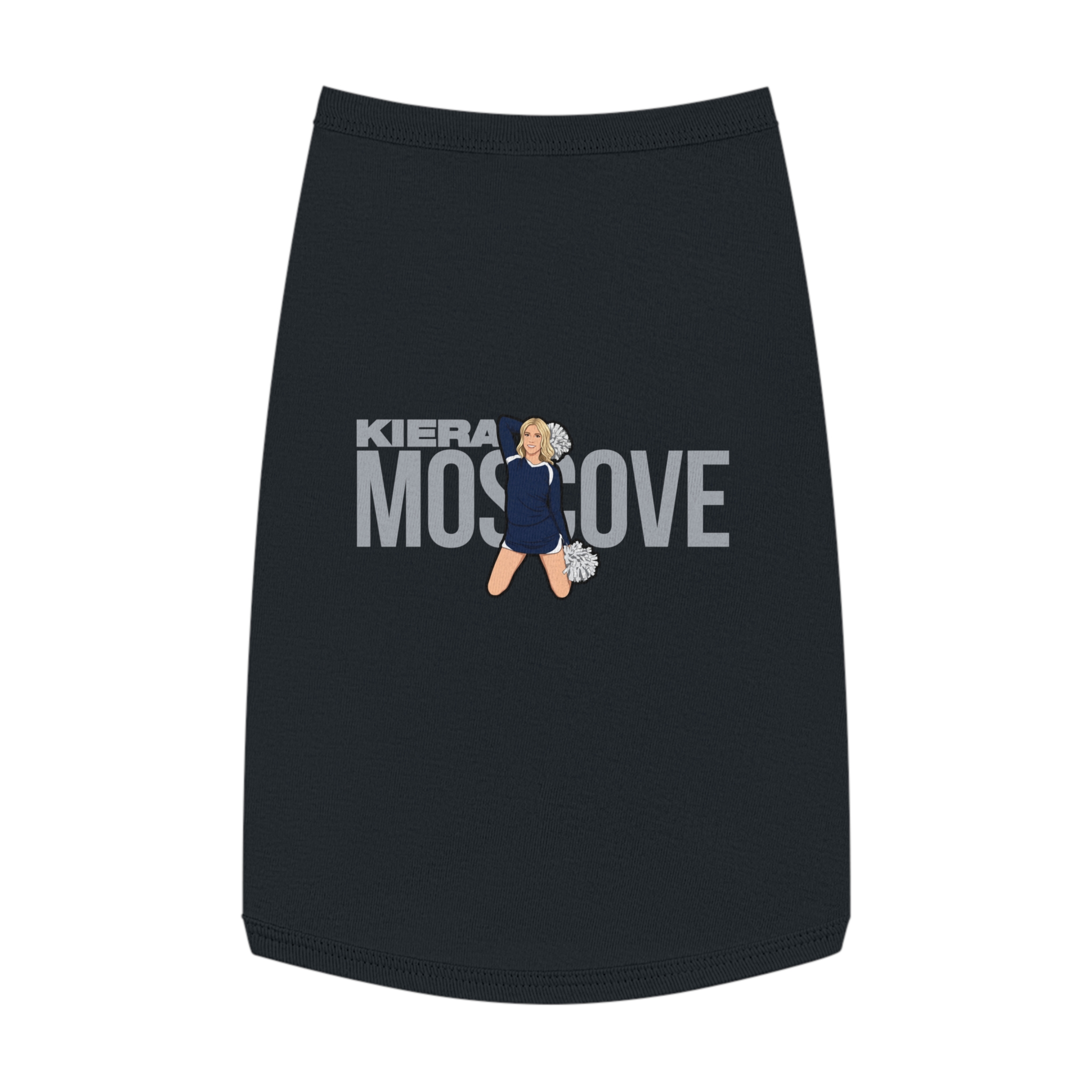 Pet Tank Top — character_player_name in Black