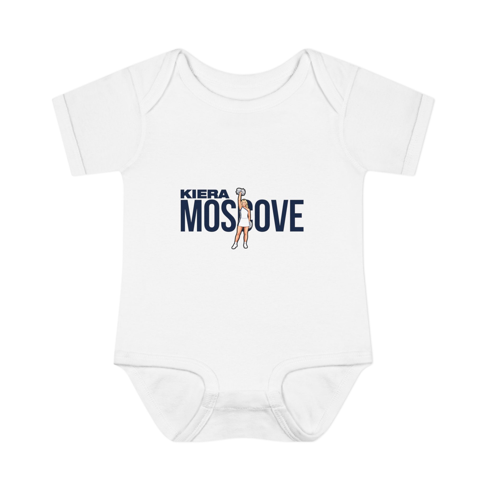 Baby Onesie — character_player_name in White
