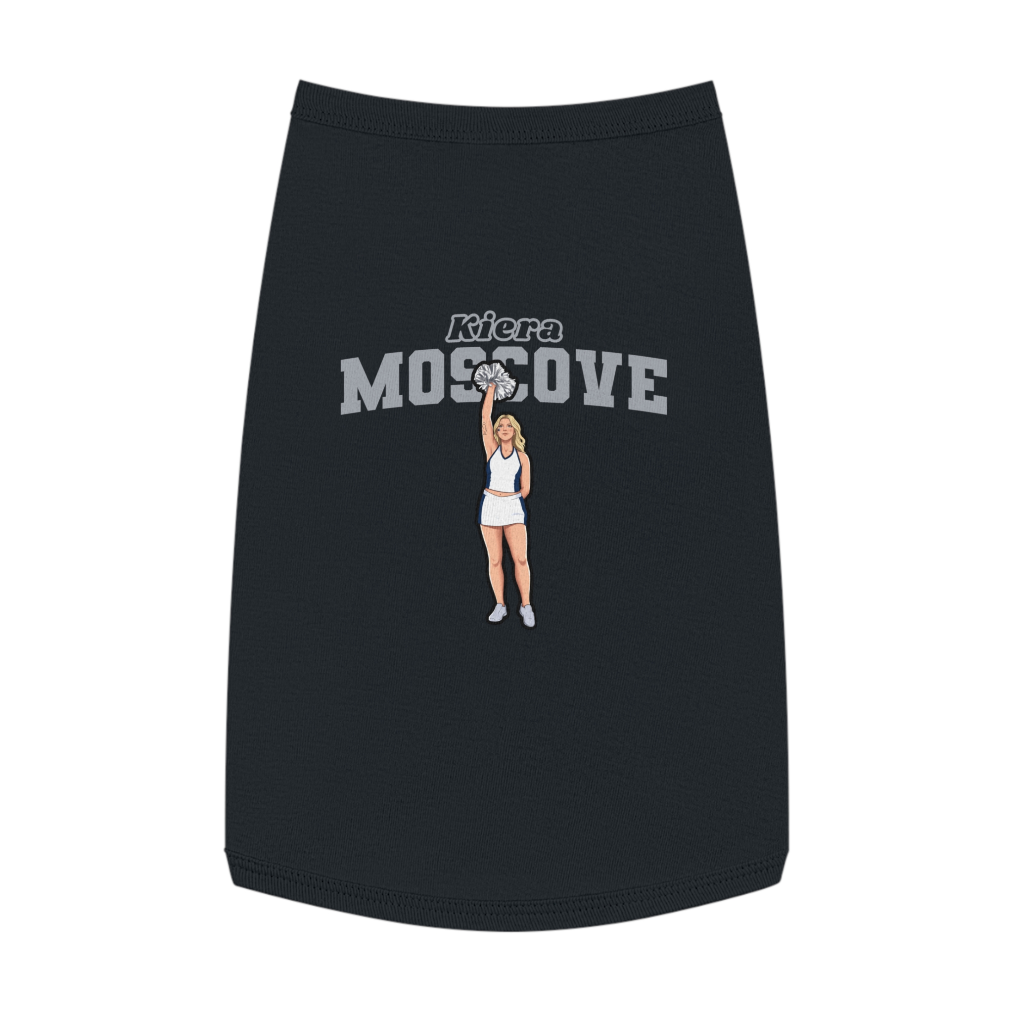 Pet Tank Top — character_name_arch in Black