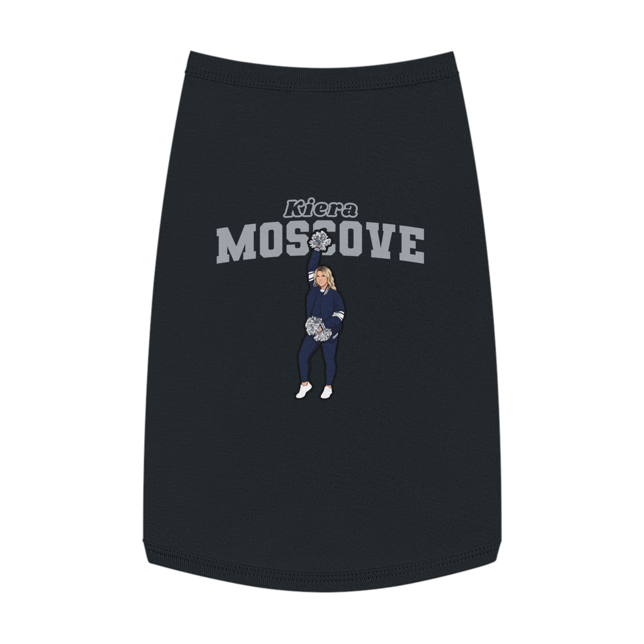 Pet Tank Top — character_name_arch in Black
