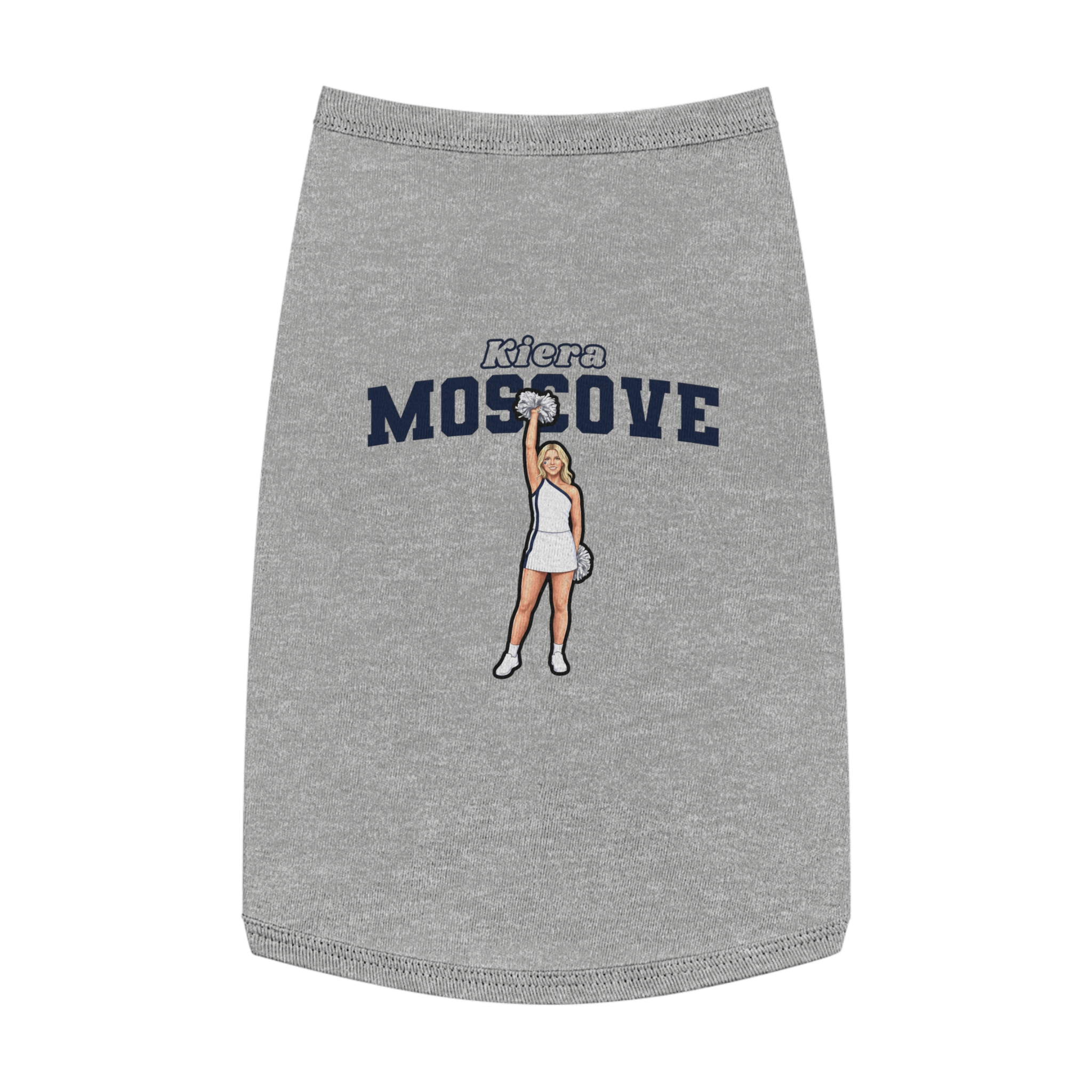 Pet Tank Top — character_name_arch in White
