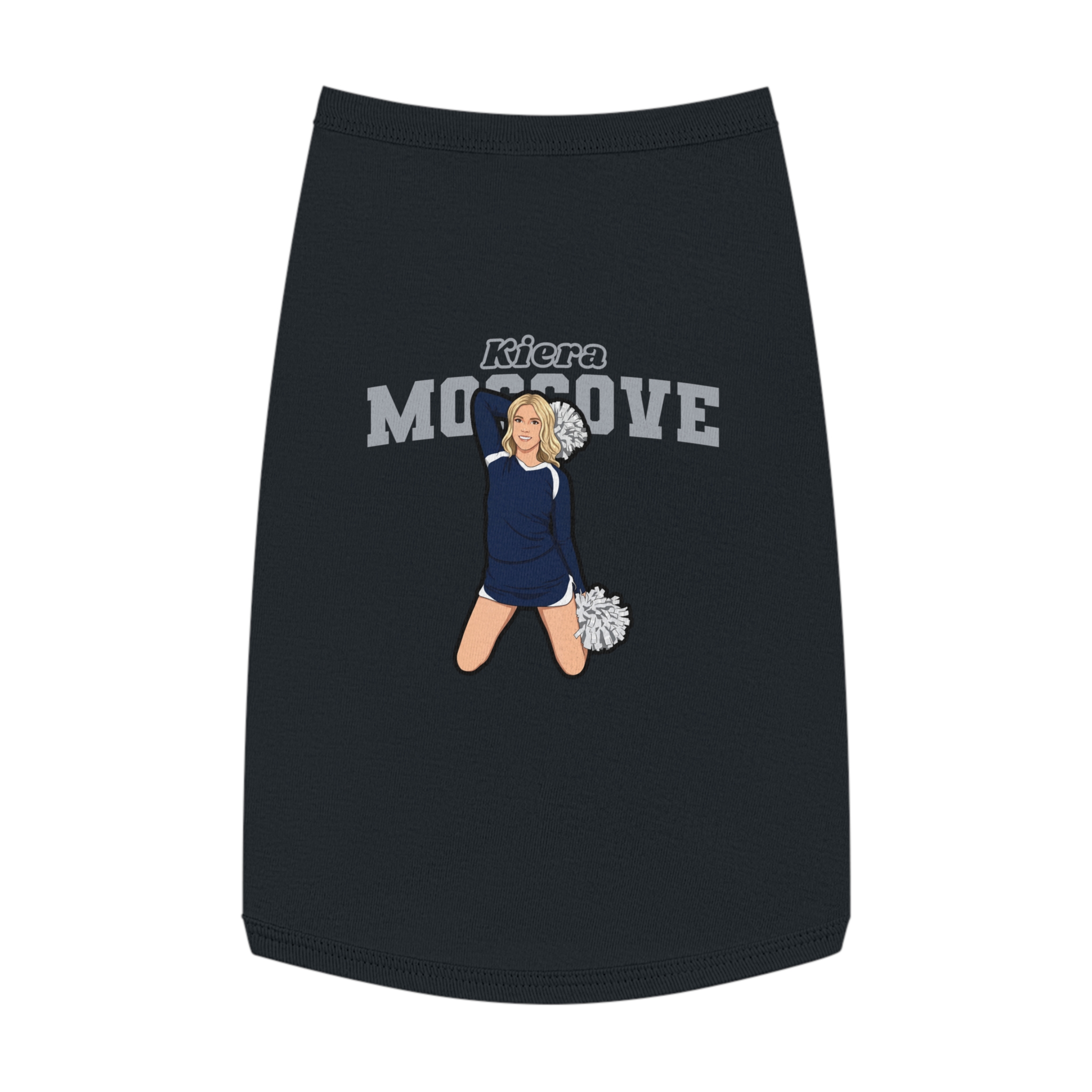 Pet Tank Top — character_name_arch in Black