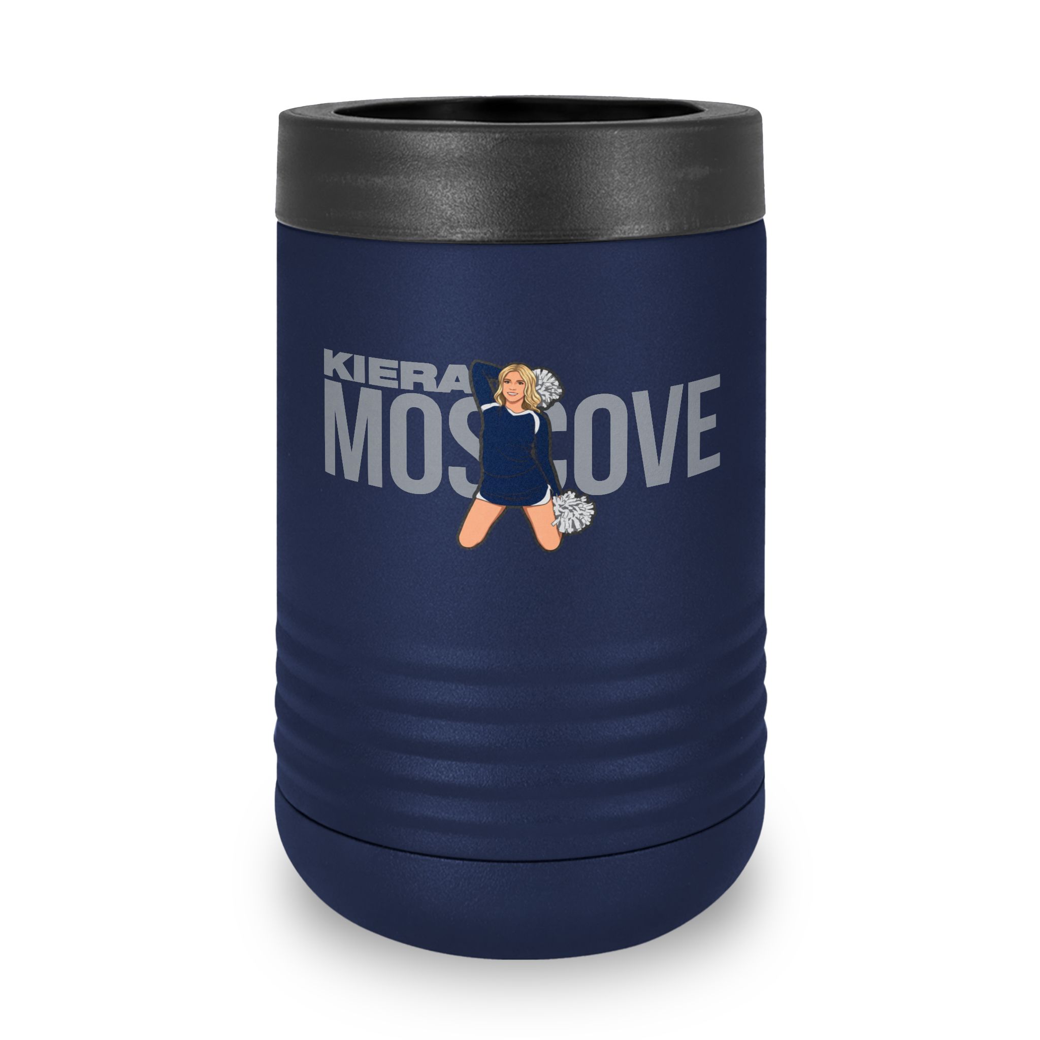 Stainless Can Cooler — character_player_name in Navy
