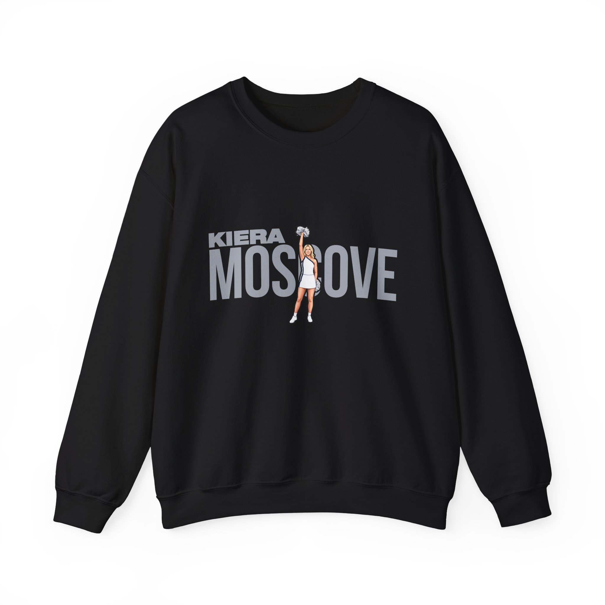 Crewneck Sweatshirt — character_player_name in Black