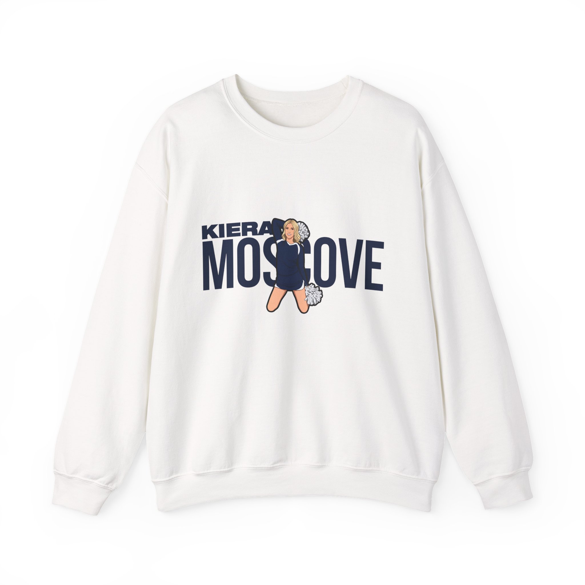 Crewneck Sweatshirt — character_player_name in White