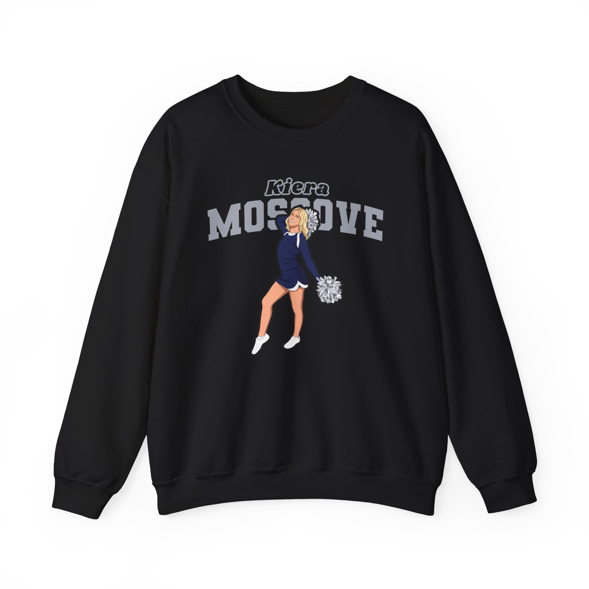 Crewneck Sweatshirt — character_name_arch in Black
