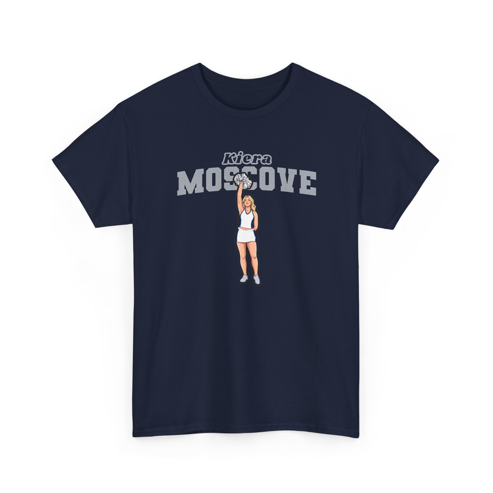 Tee — character_name_arch in Navy
