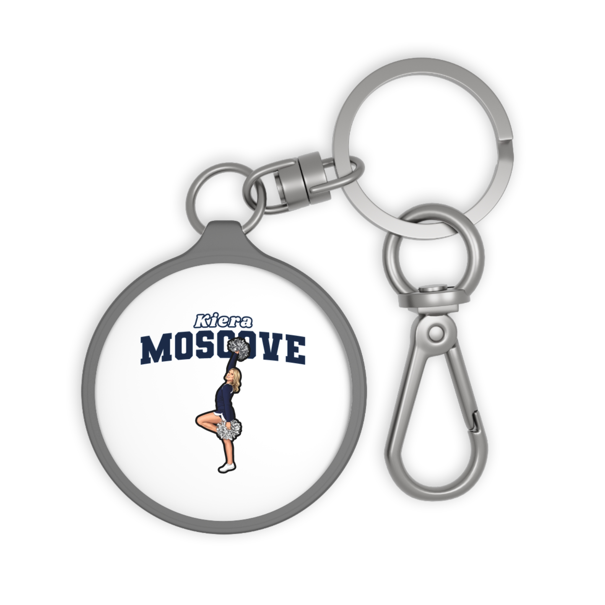 Keychain — character_name_arch in Grey