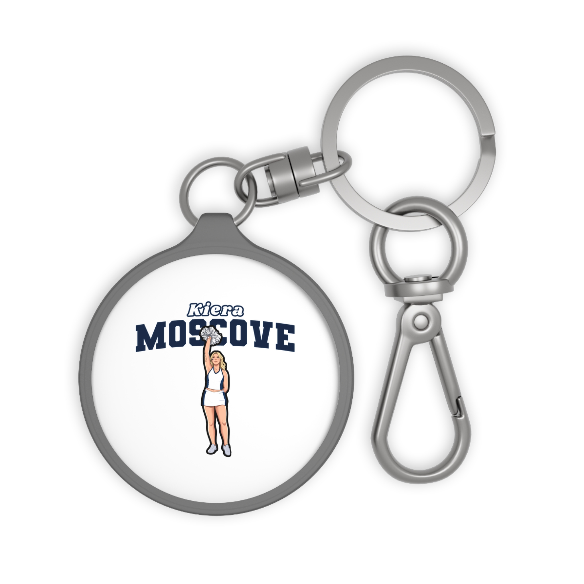 Keychain — character_name_arch in Grey