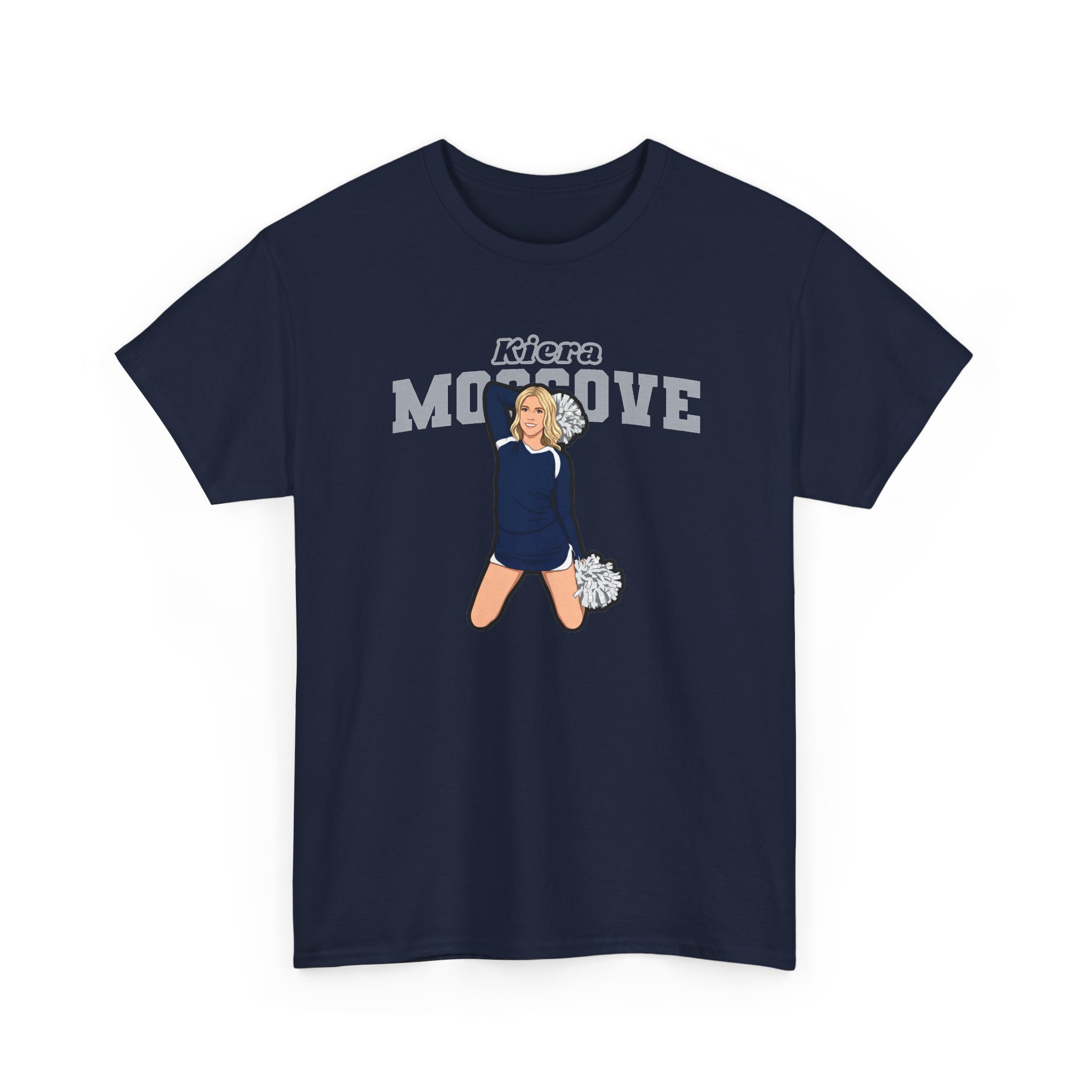 Tee — character_name_arch in Navy