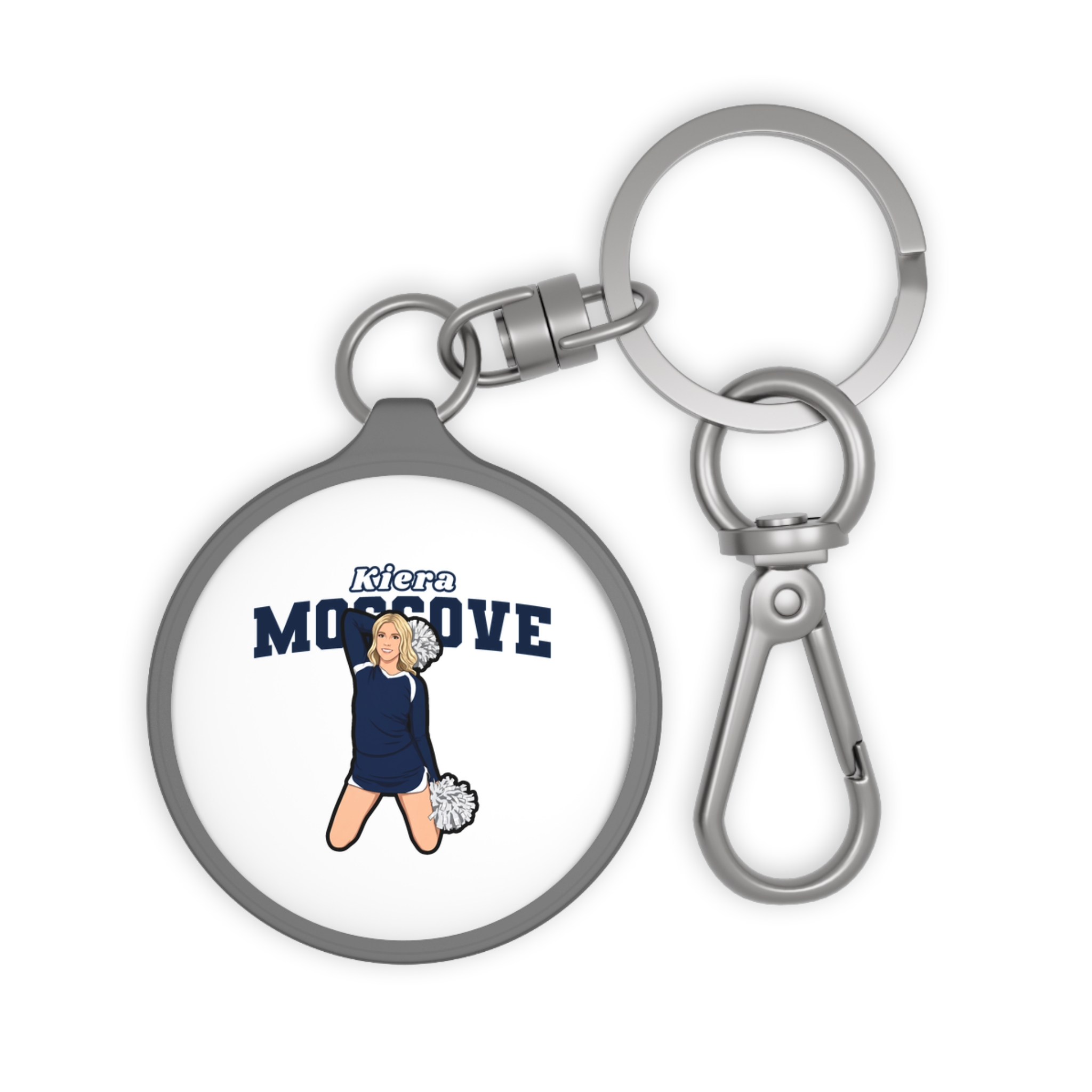 Keychain — character_name_arch in Grey