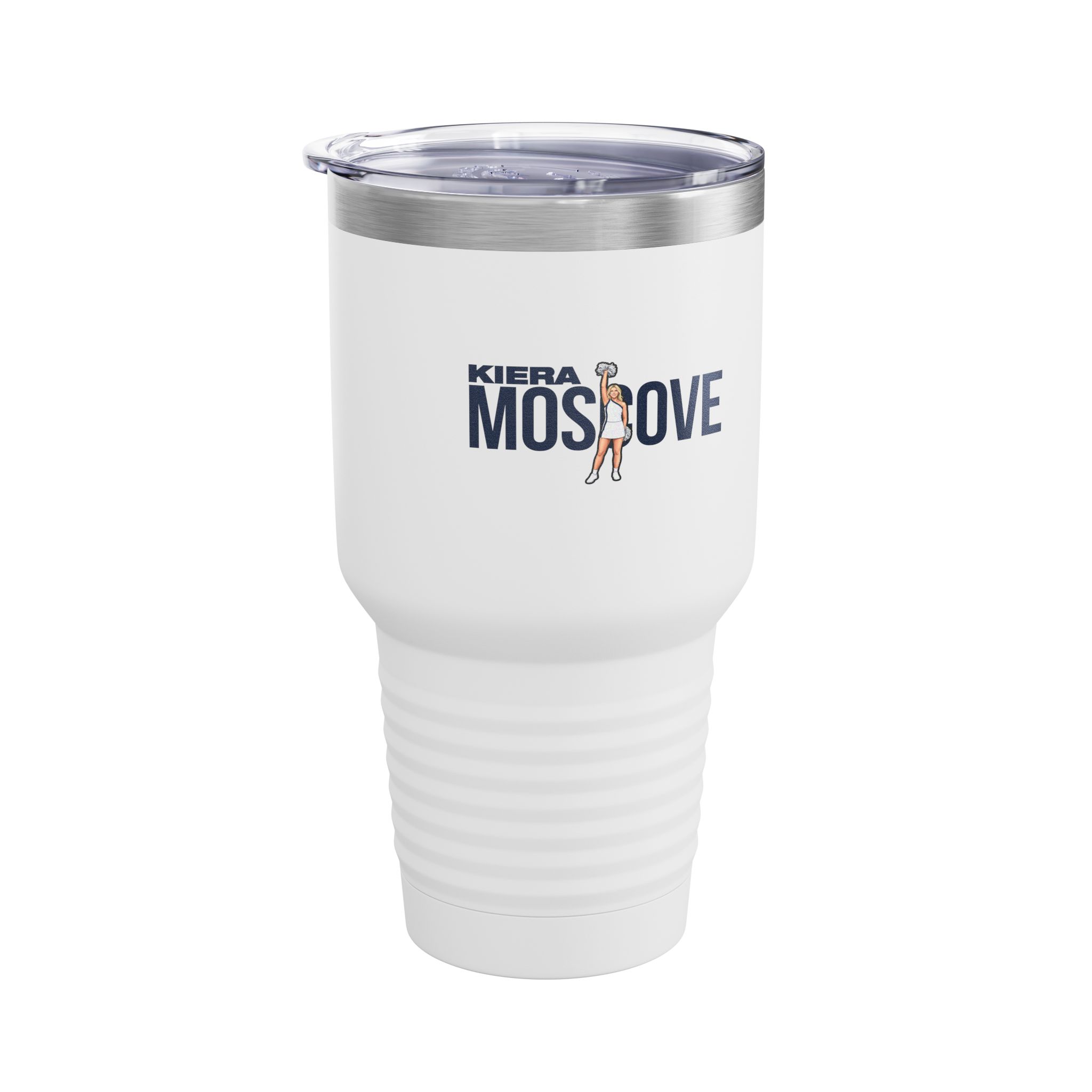 30oz Tumbler — character_player_name in White