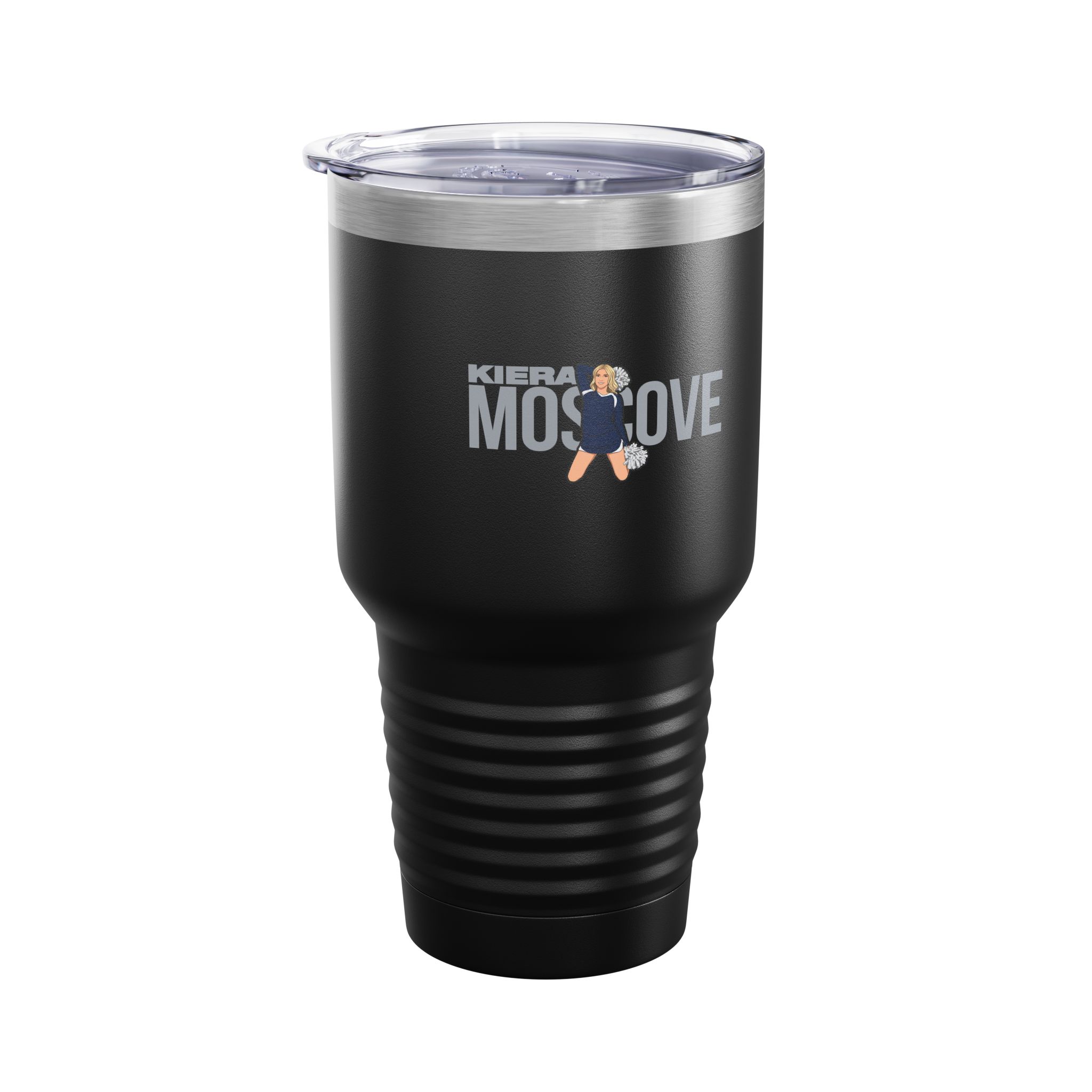 30oz Tumbler — character_player_name in Black
