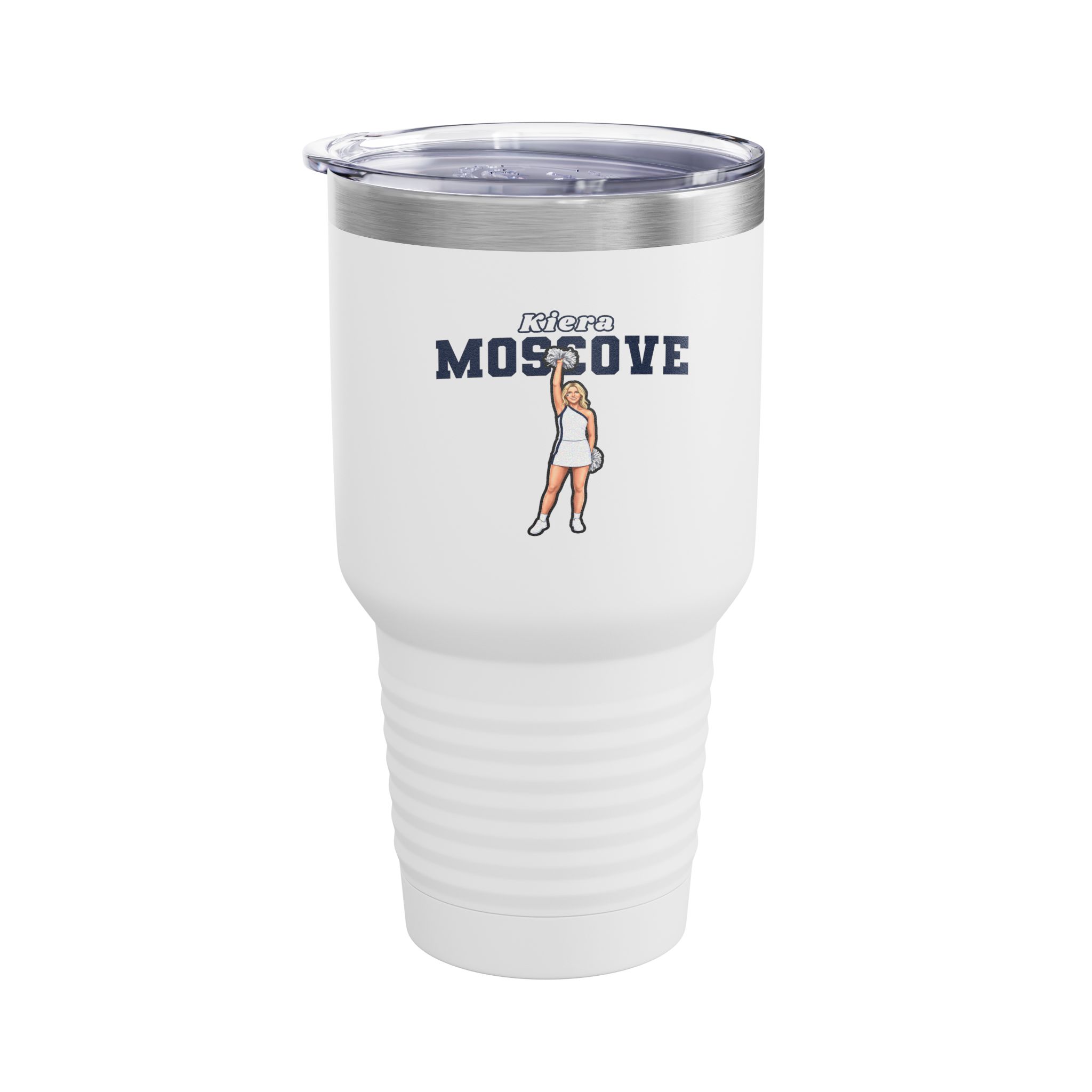 30oz Tumbler — character_name_arch in White