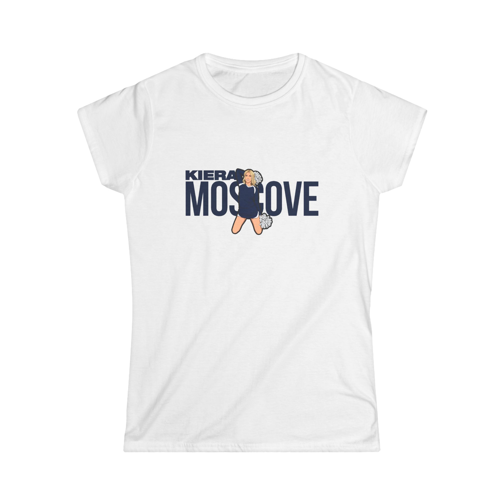 Women's Softstyle Tee — character_player_name in White