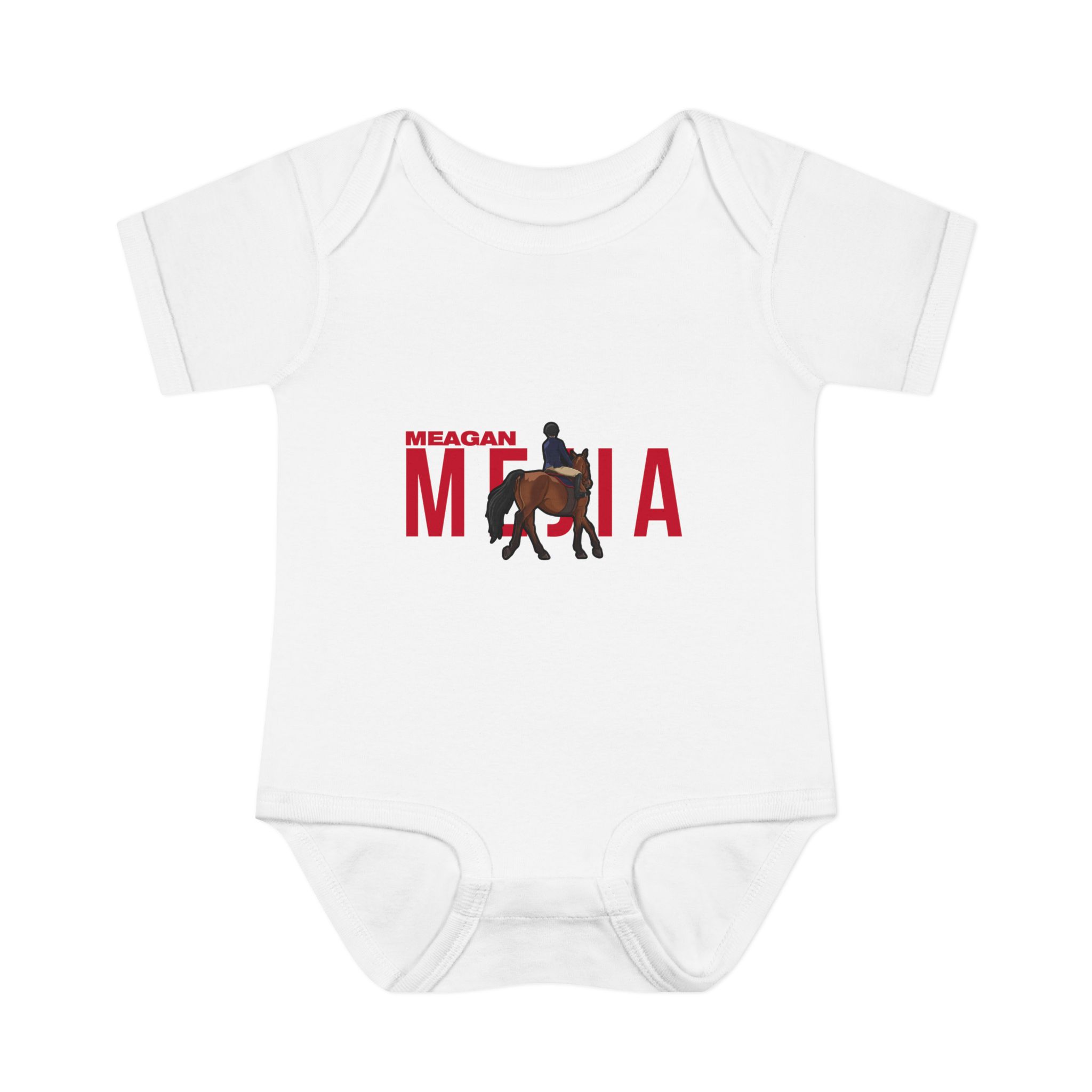 Baby Onesie — character_player_name in White