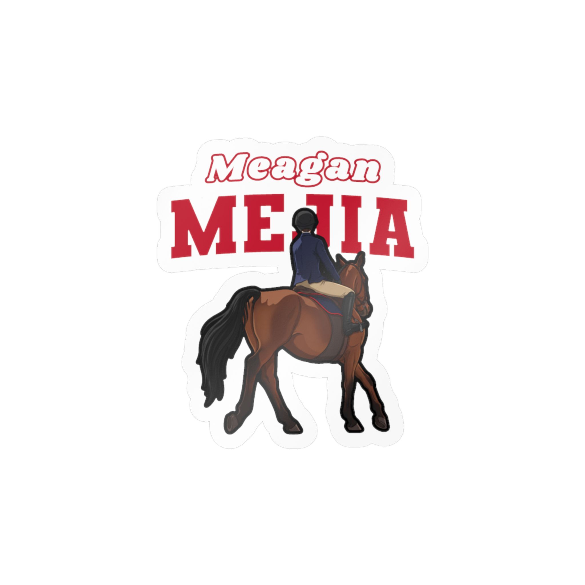 Vinyl Sticker — character_name_arch in Classic