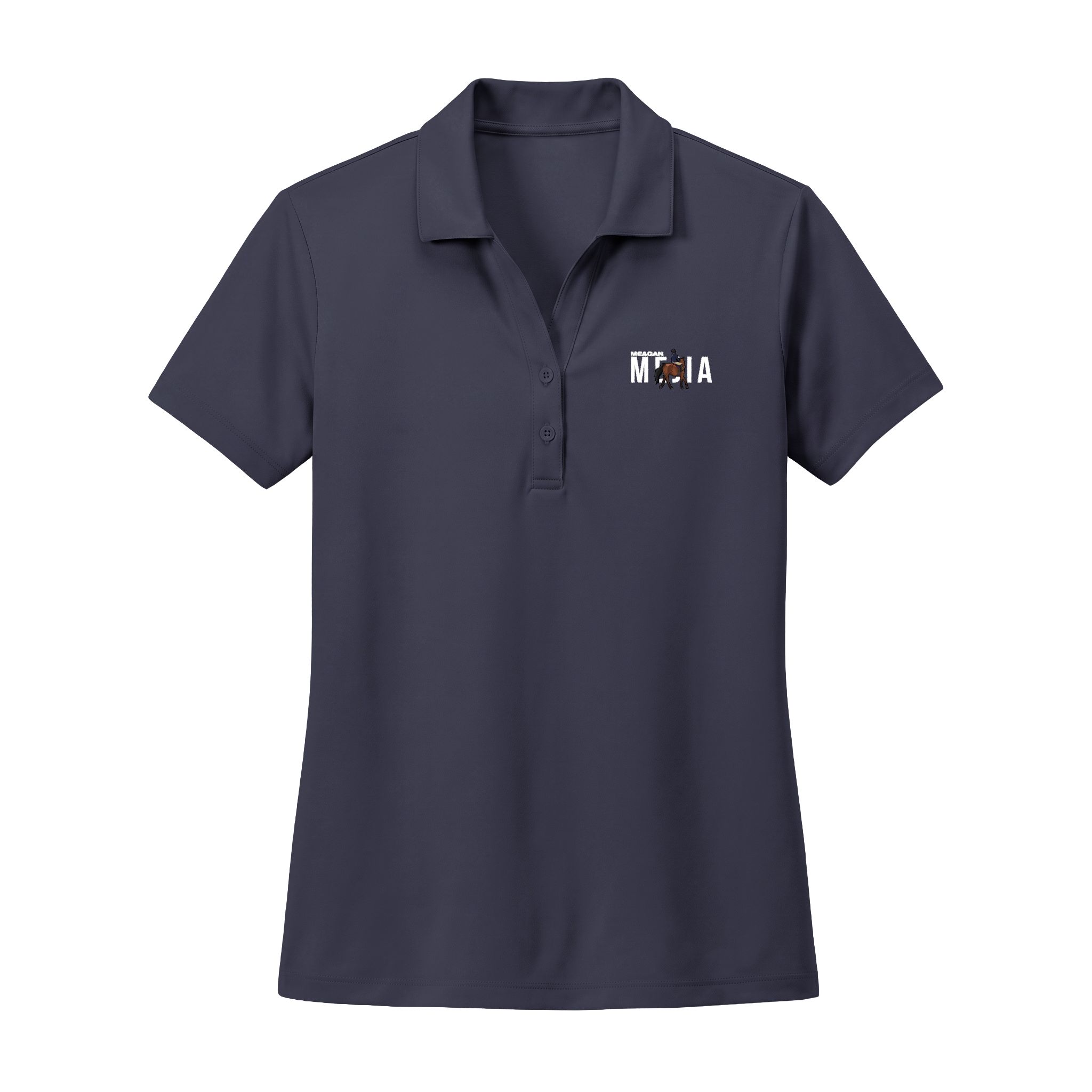 Women's Polo — character_player_name in Navy