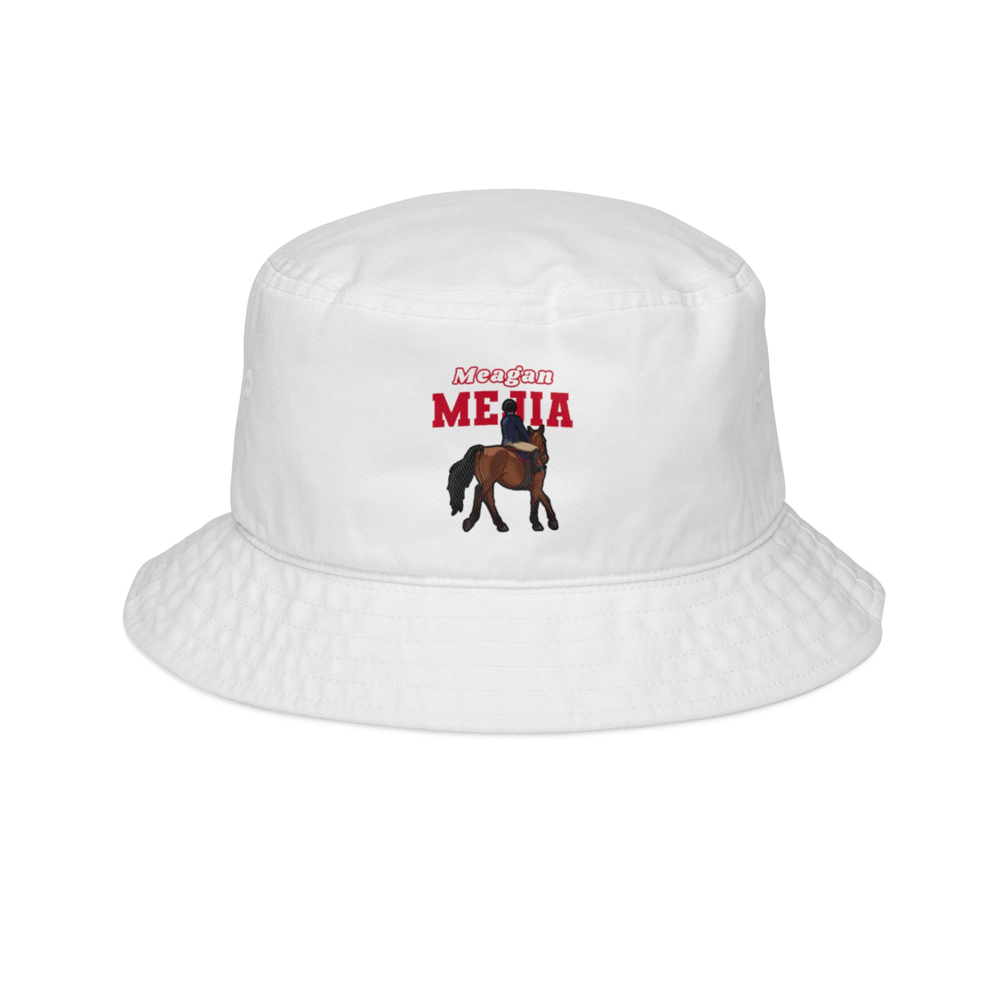 Bucket Hat — character_name_arch in White