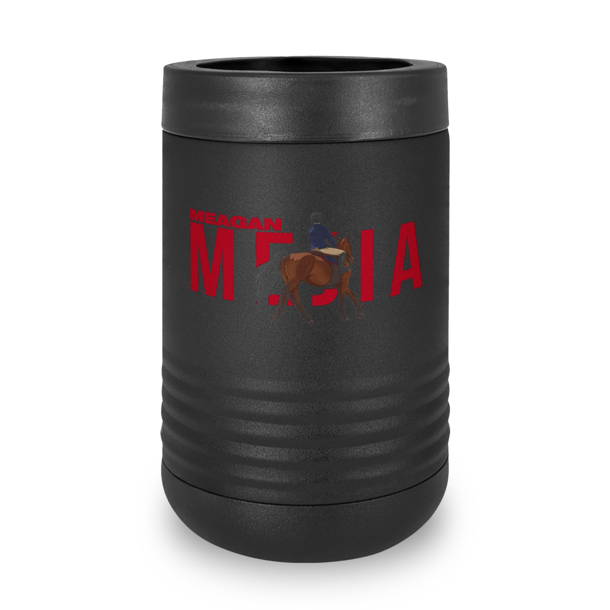 Stainless Can Cooler — character_player_name in Black