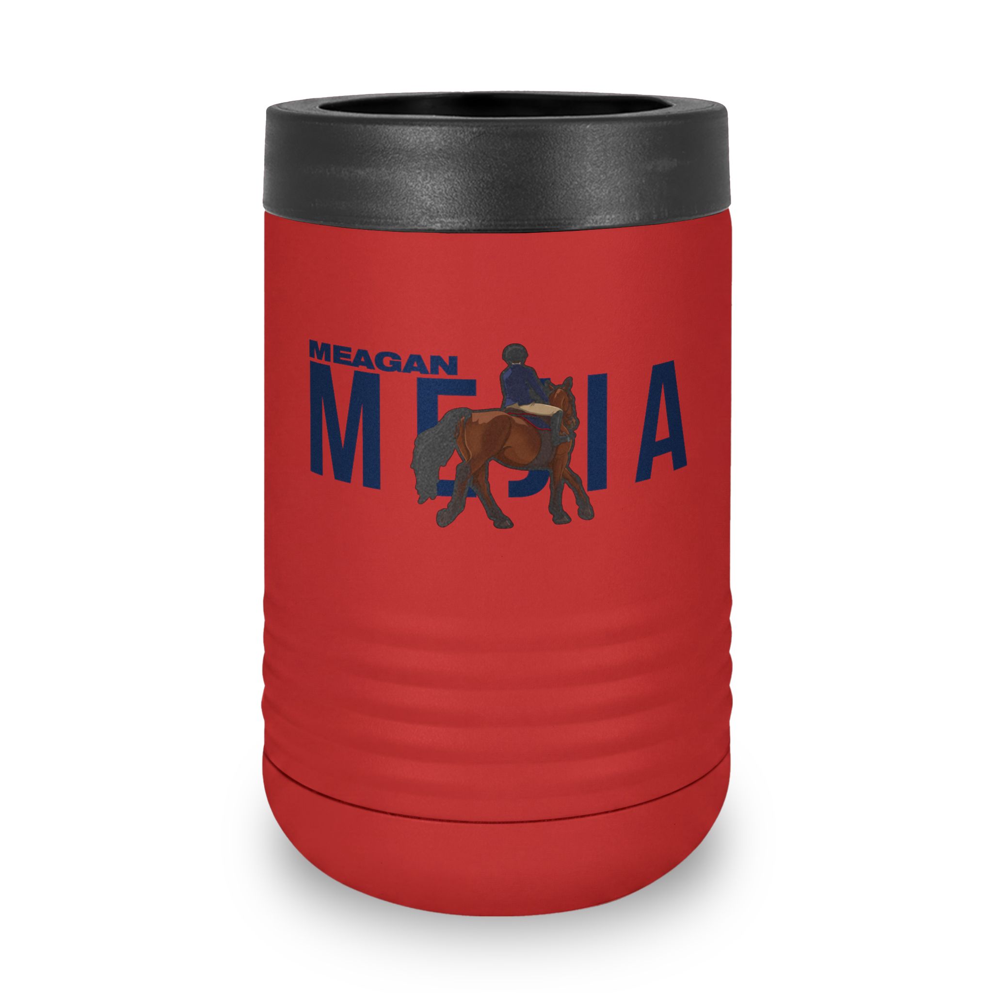 Stainless Can Cooler — character_player_name in Red