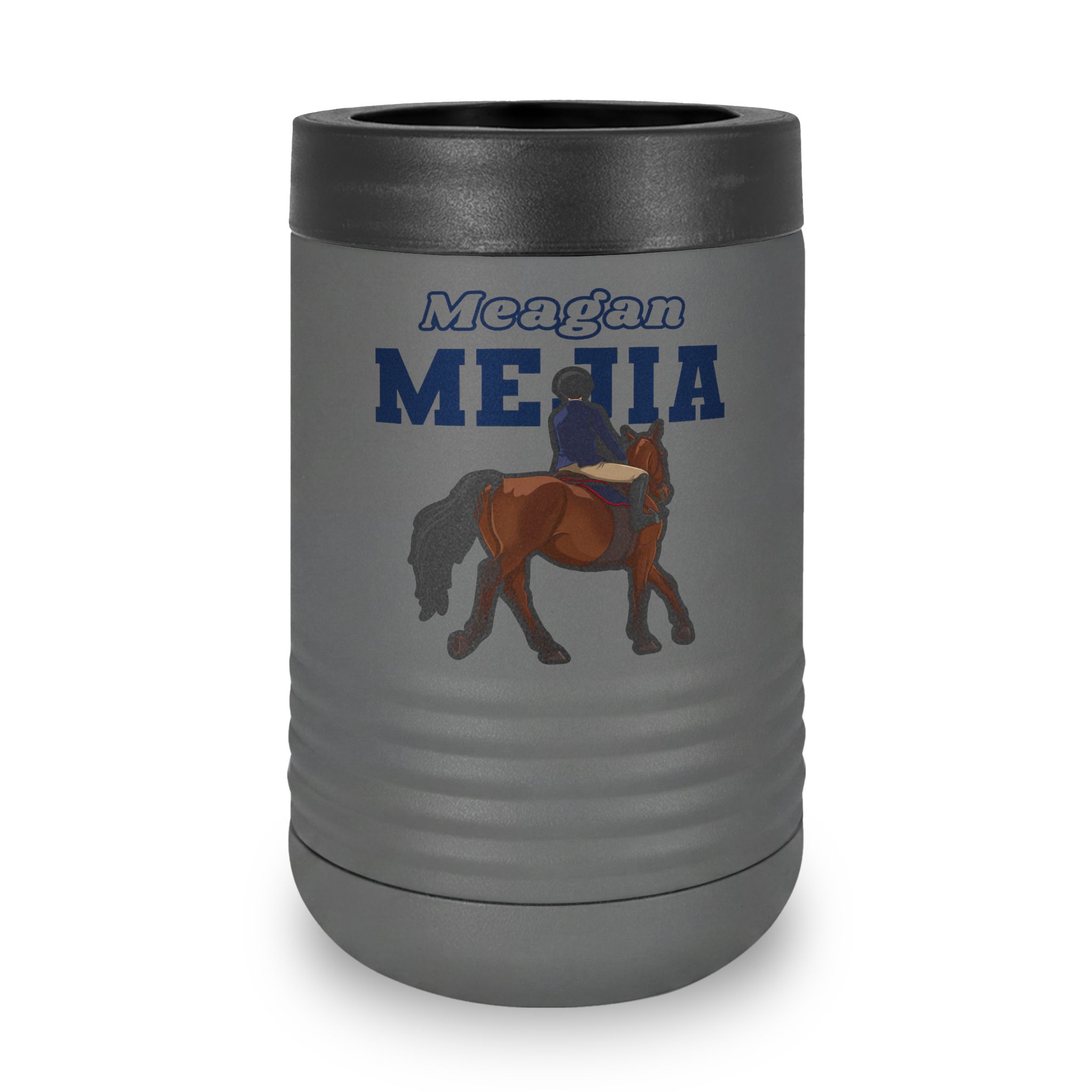 Stainless Can Cooler — character_name_arch in Grey