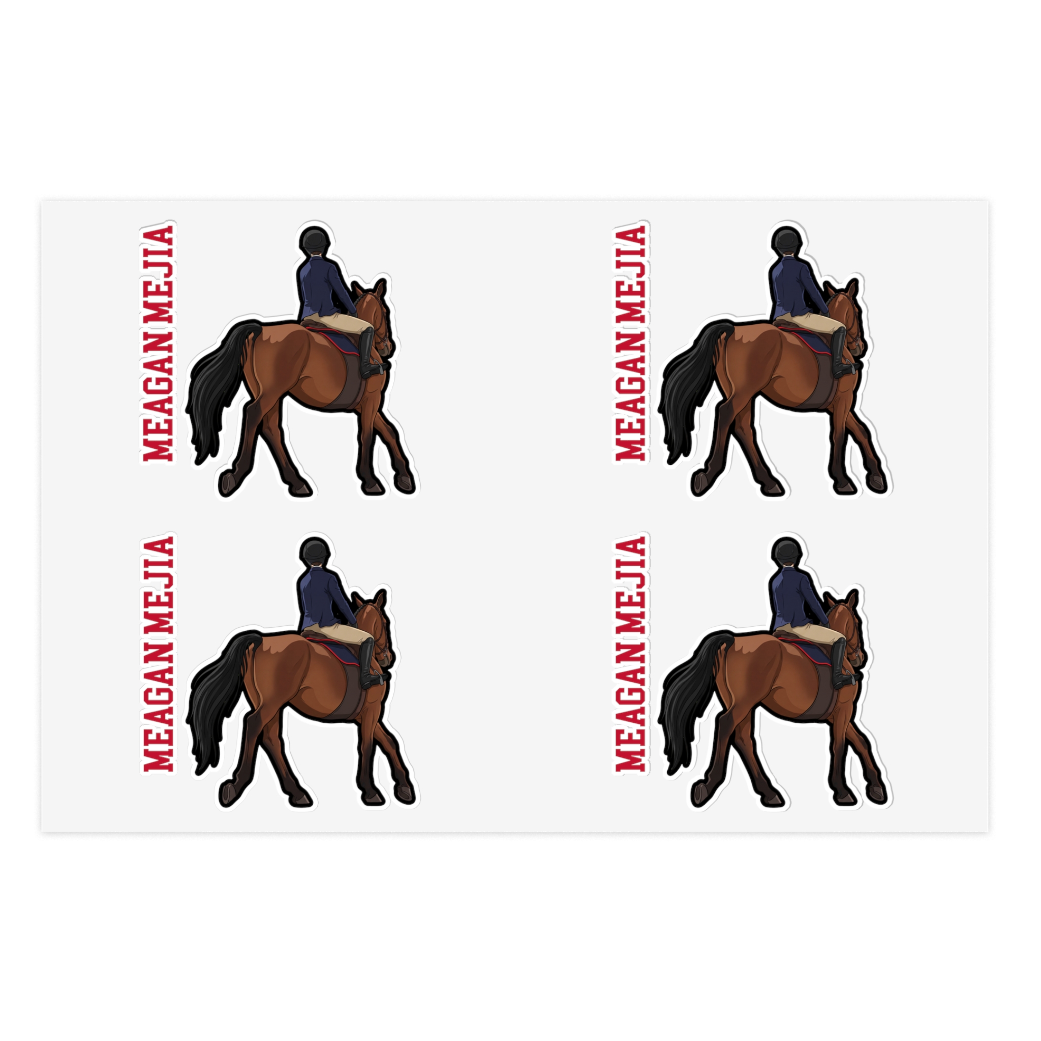 Sticker Sheet — character_name_vertical in Classic