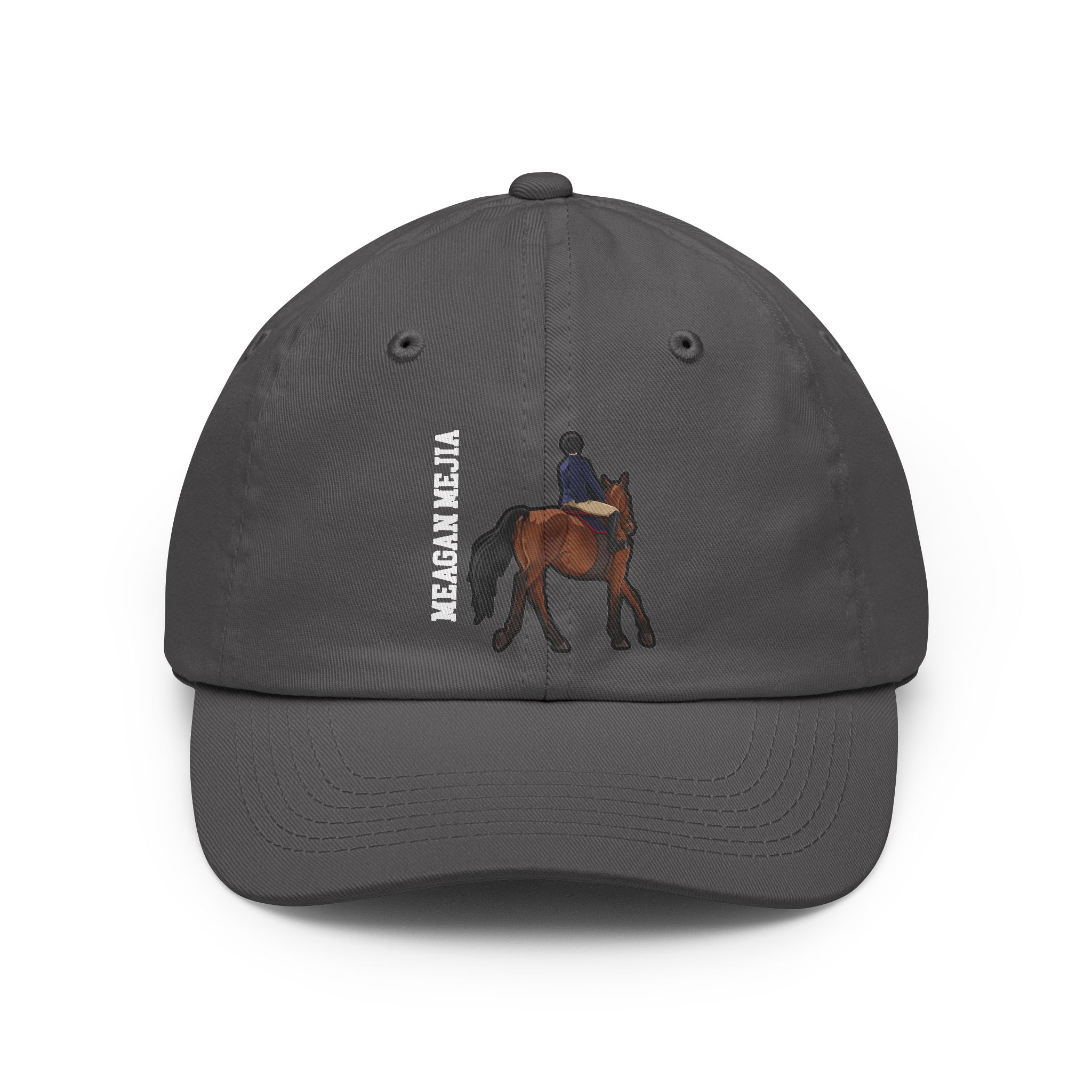 Classic Cap — character_name_vertical in Grey