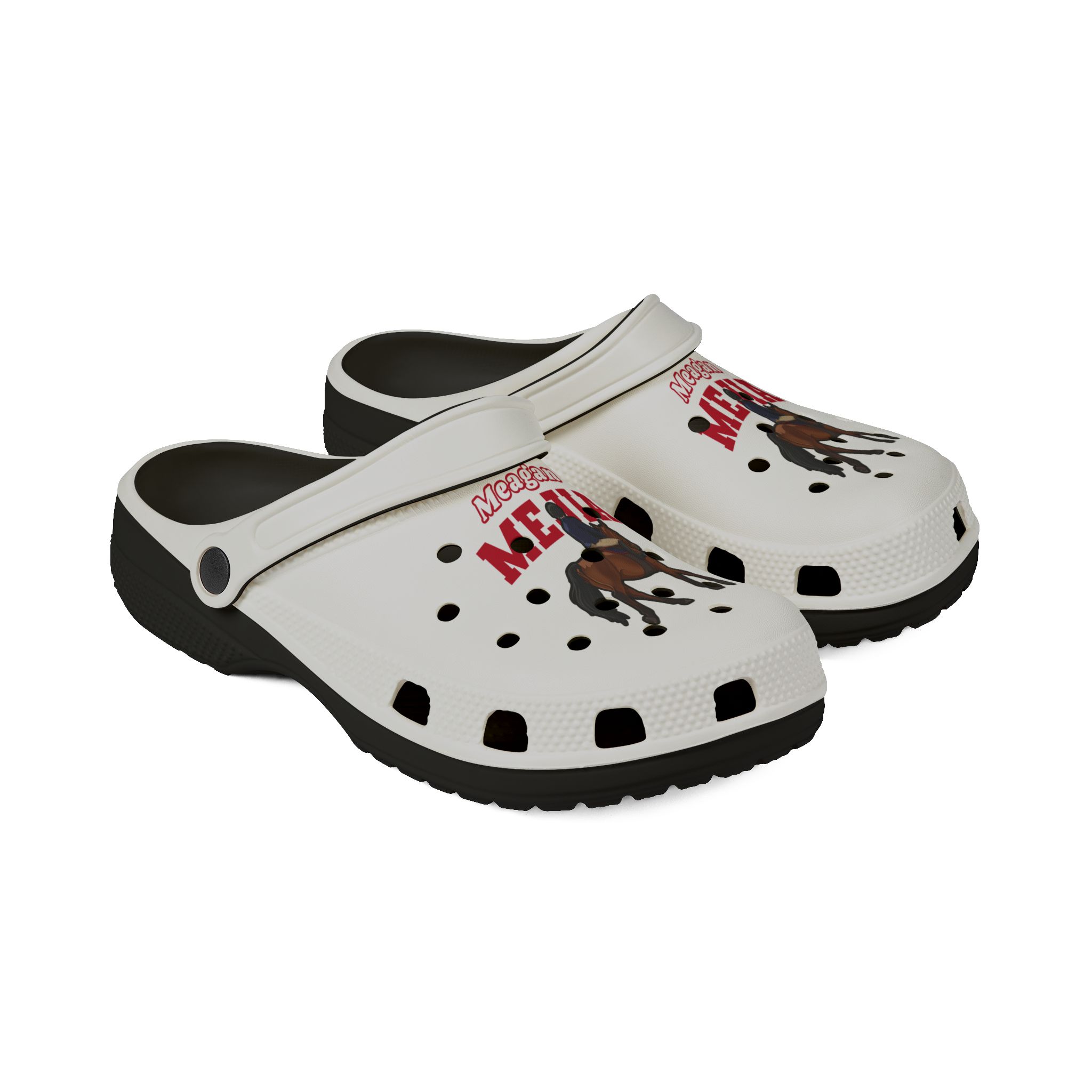 Rubber Clogs — character_name_arch in Black