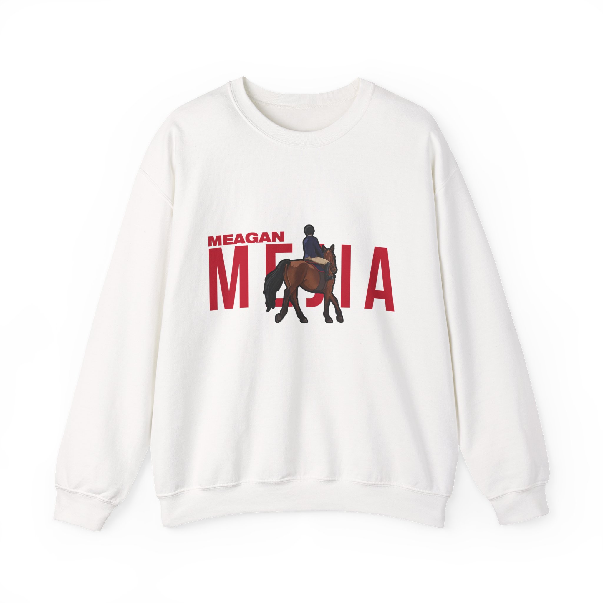 Crewneck Sweatshirt — character_player_name in White