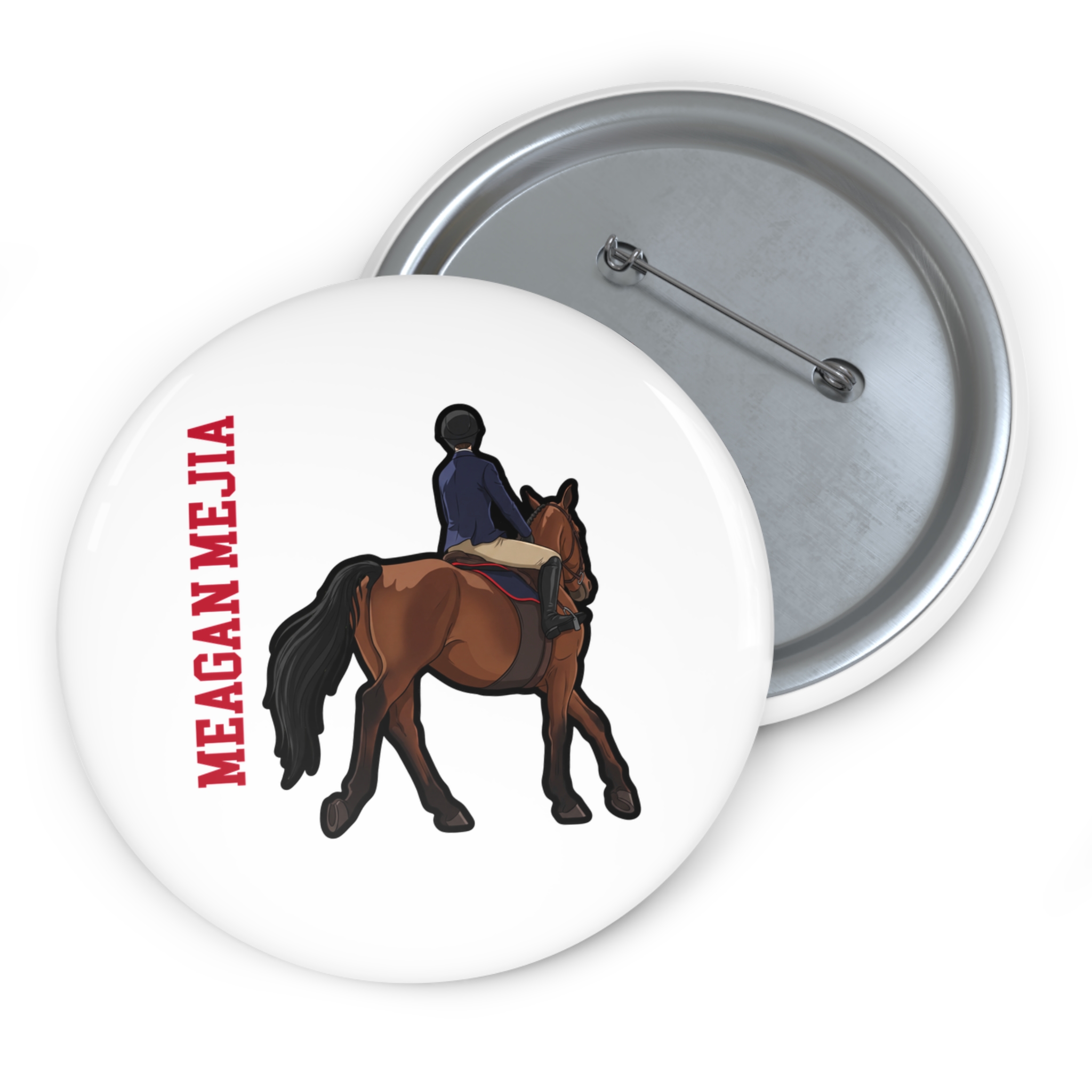 Game Day Pin — character_name_vertical in Classic