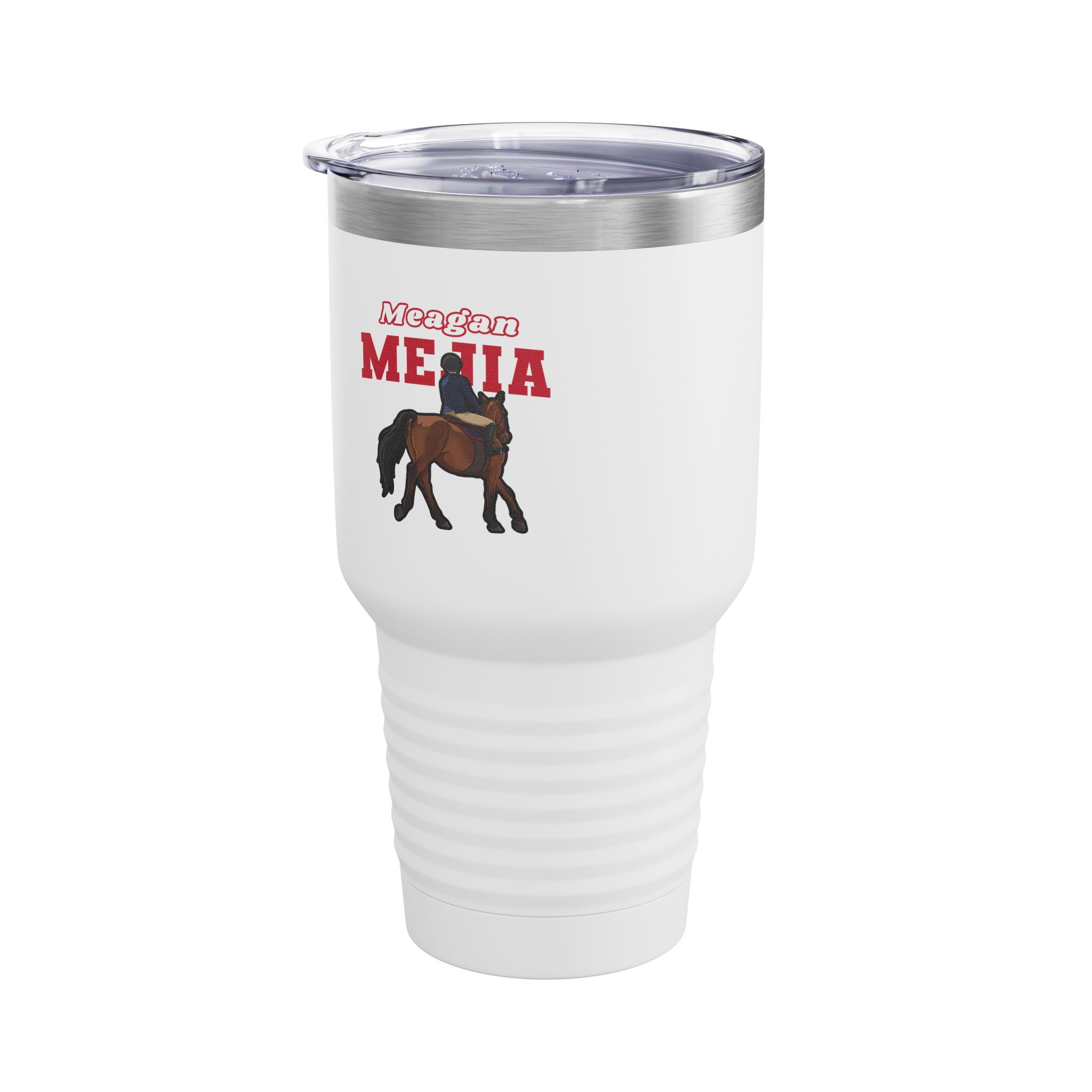 30oz Tumbler — character_name_arch in White