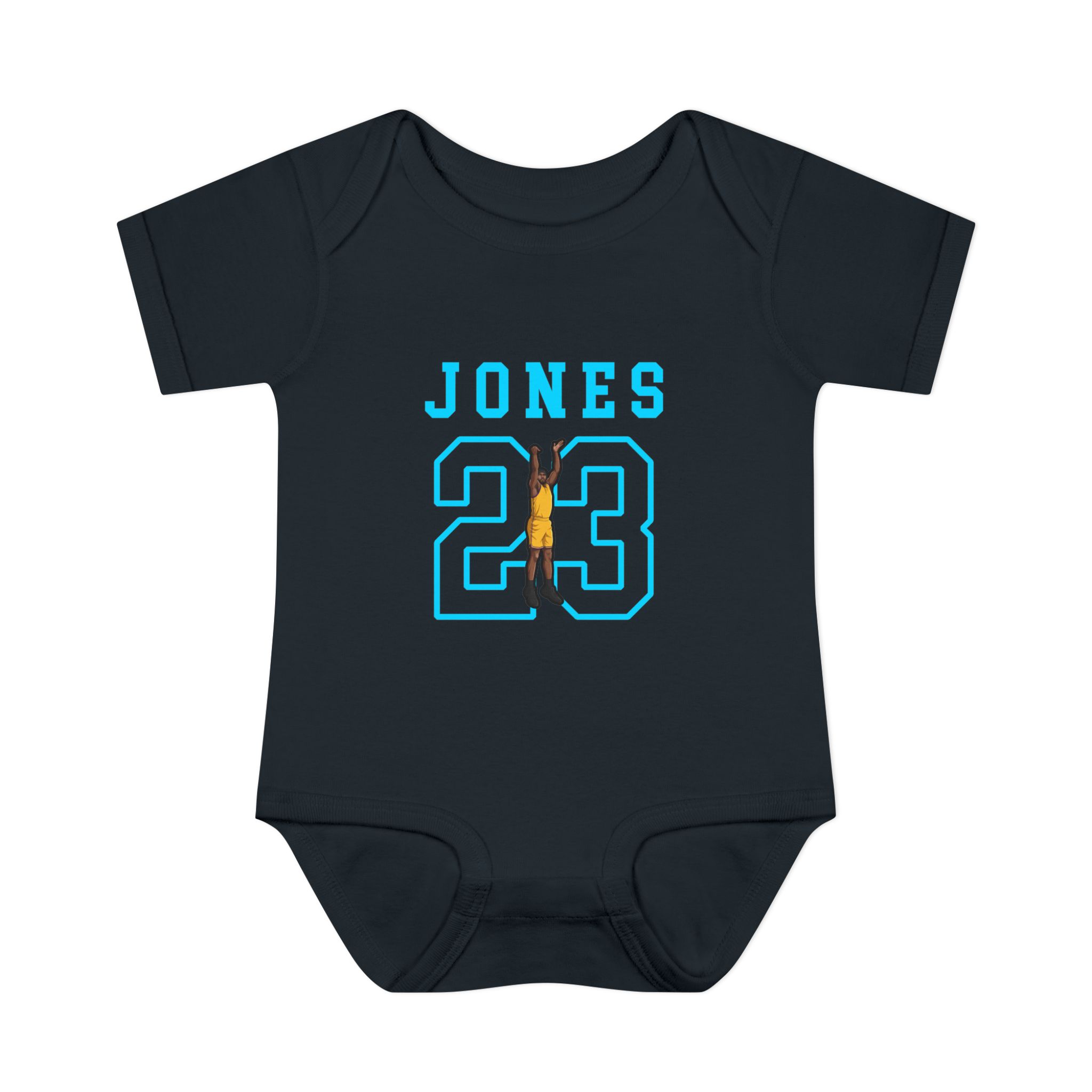 Baby Onesie — character_shirsey in Black