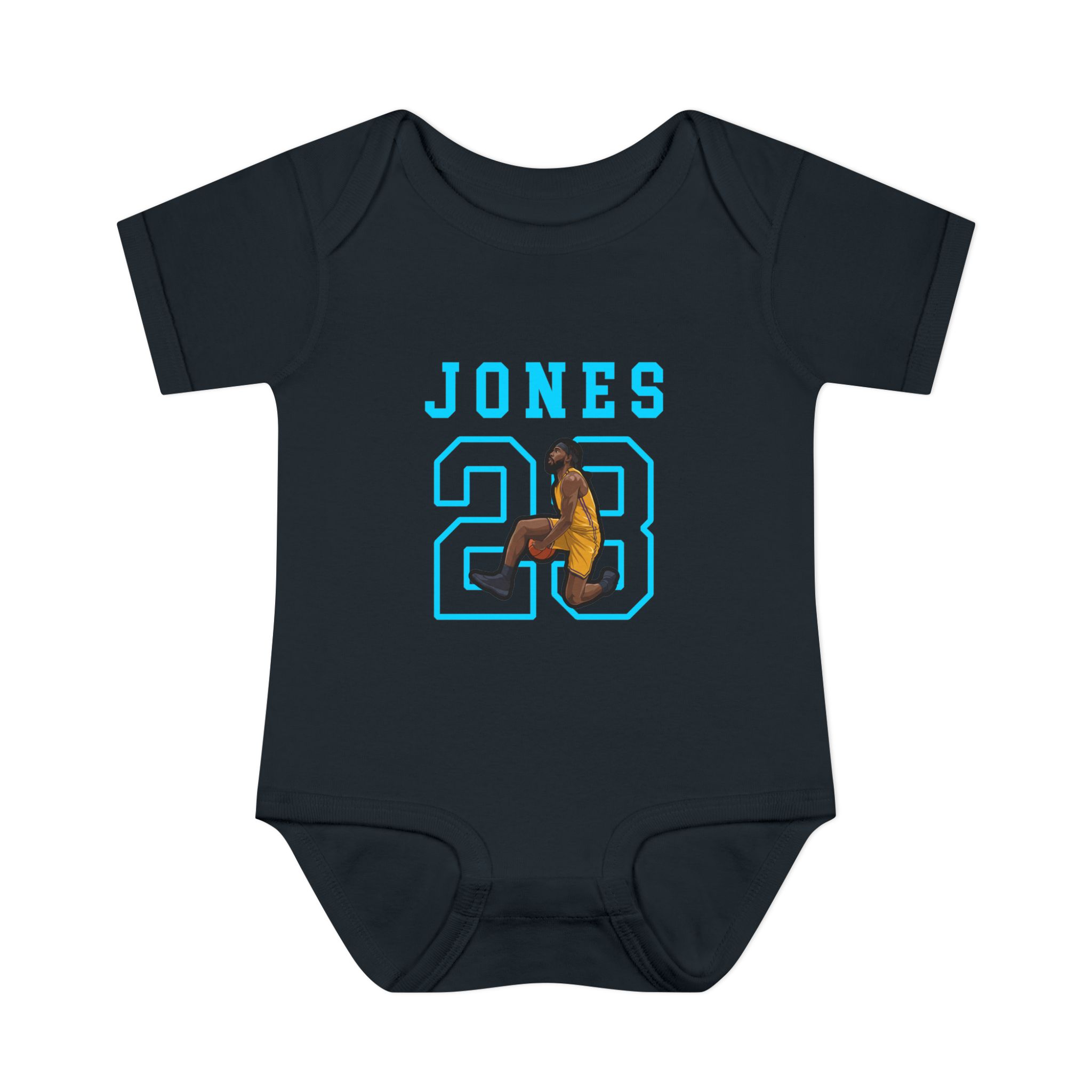 Baby Onesie — character_shirsey in Black