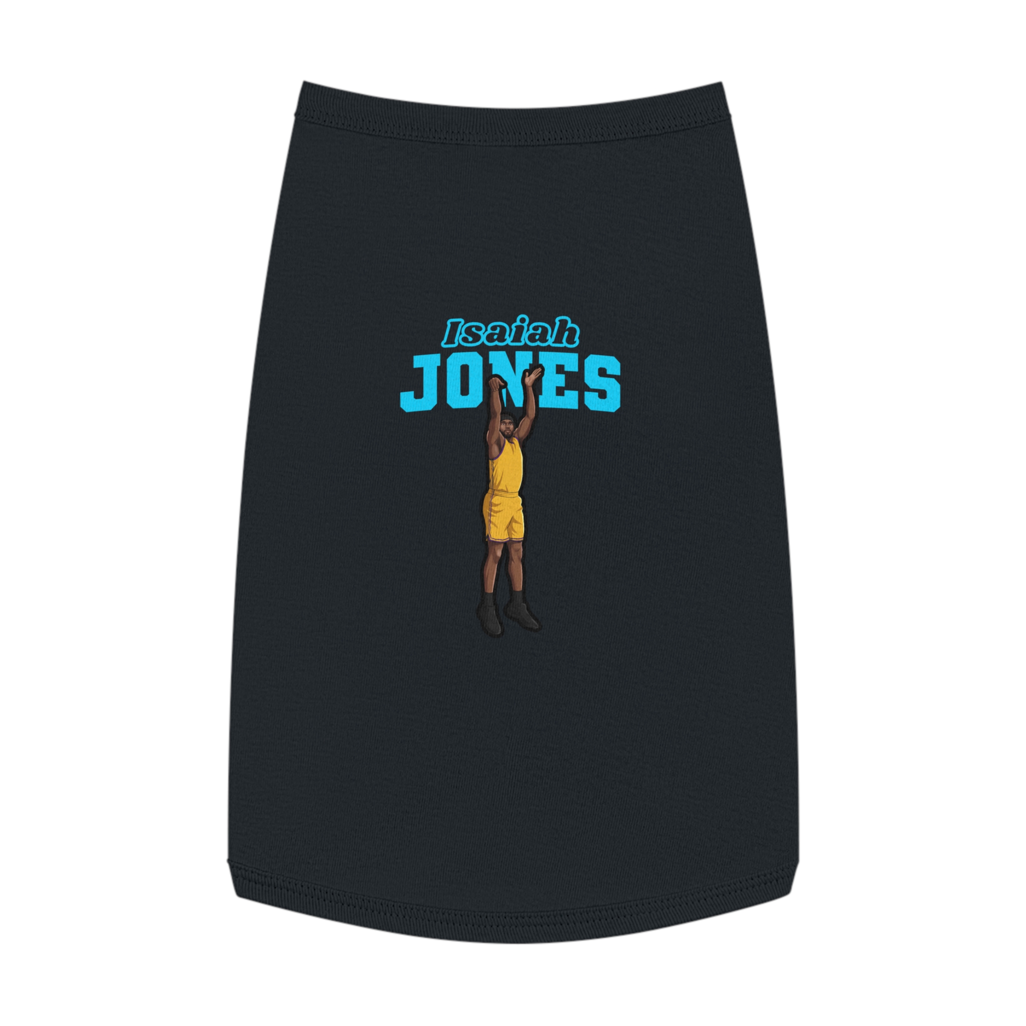 Pet Tank Top — character_name_arch in Black