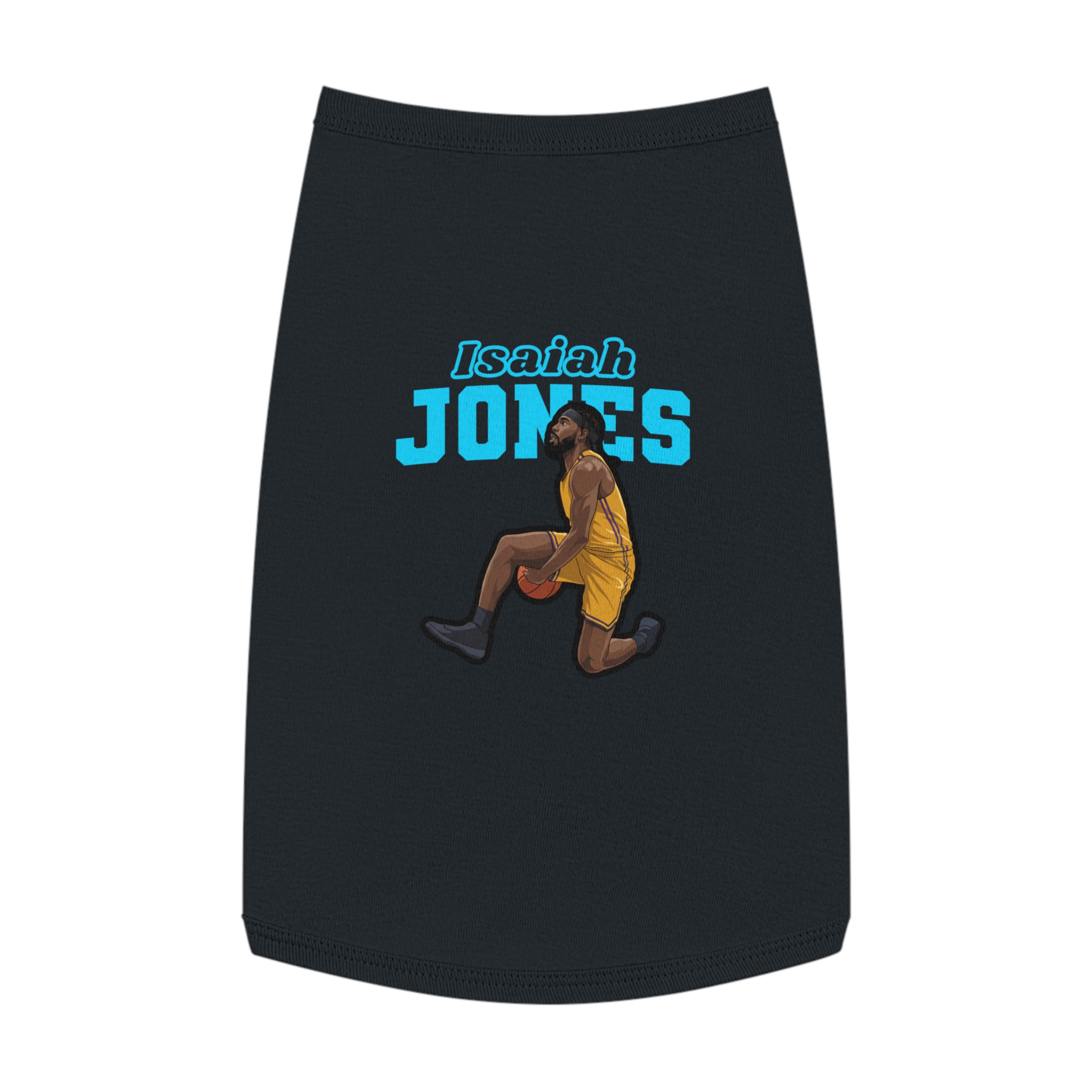 Pet Tank Top — character_name_arch in Black