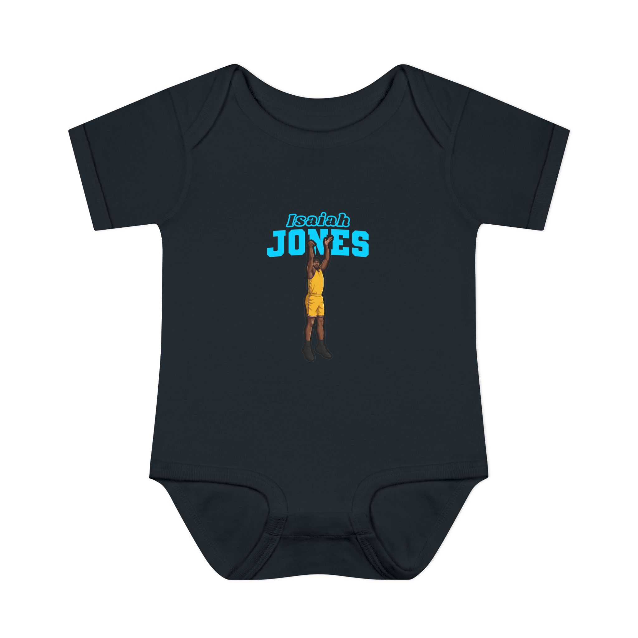 Baby Onesie — character_name_arch in Black