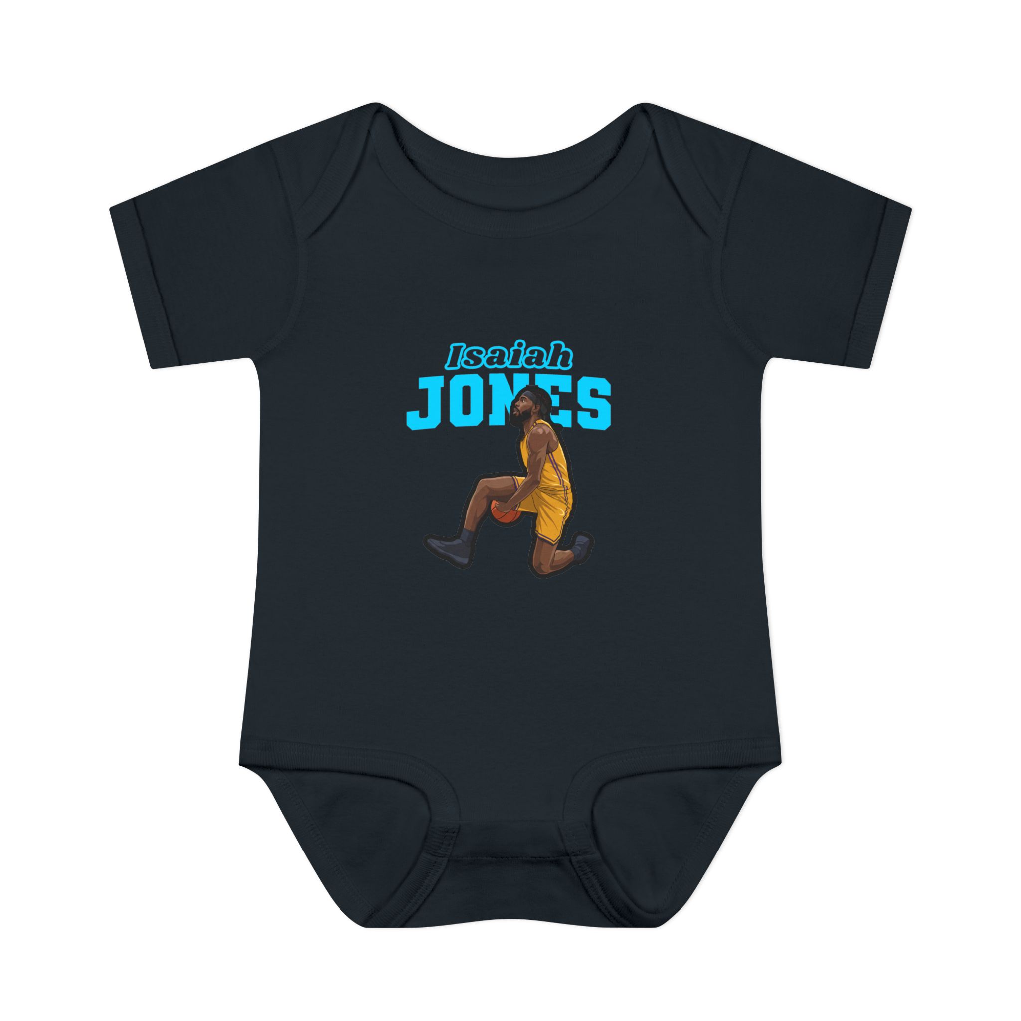 Baby Onesie — character_name_arch in Black