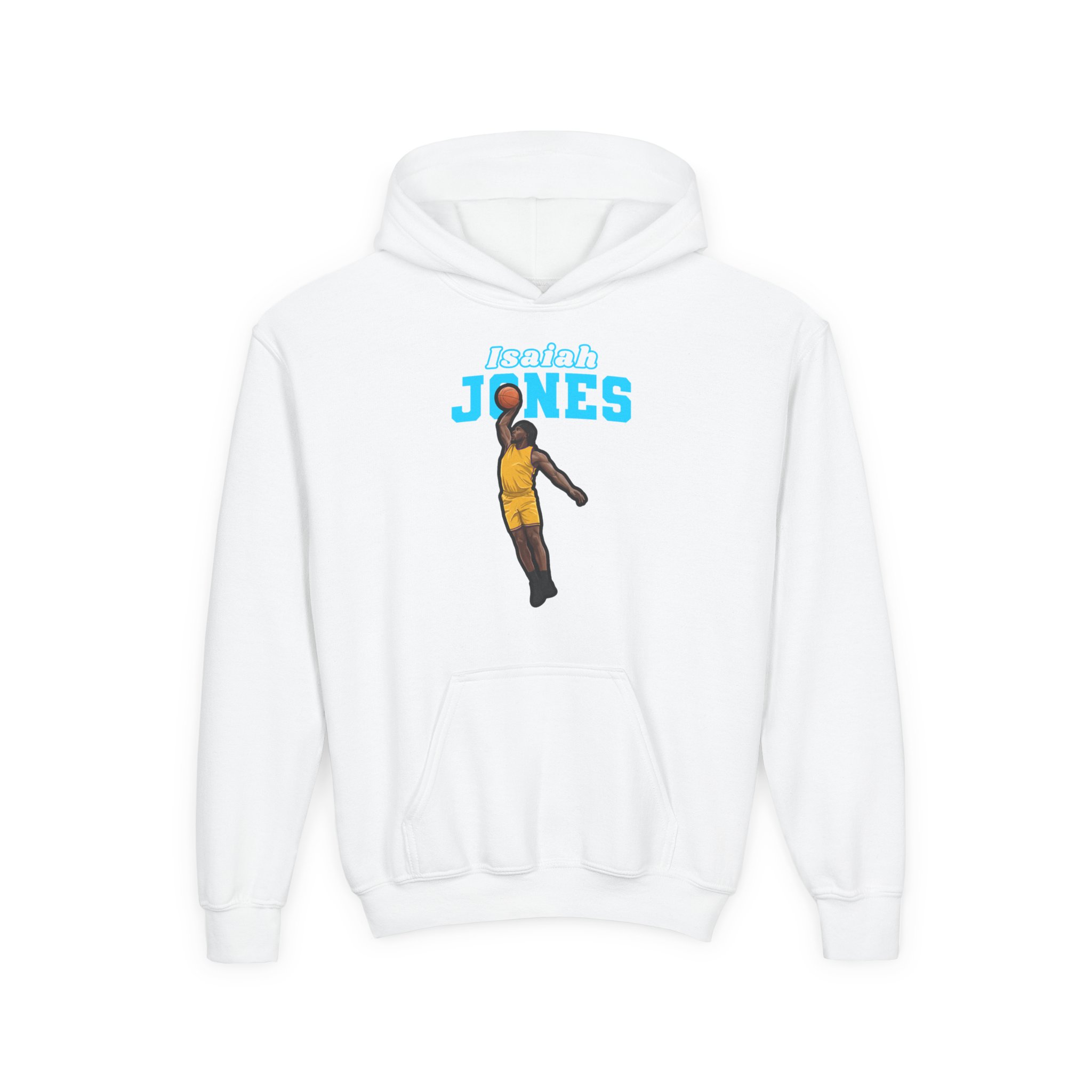 Youth Hoodie — character_name_arch in White
