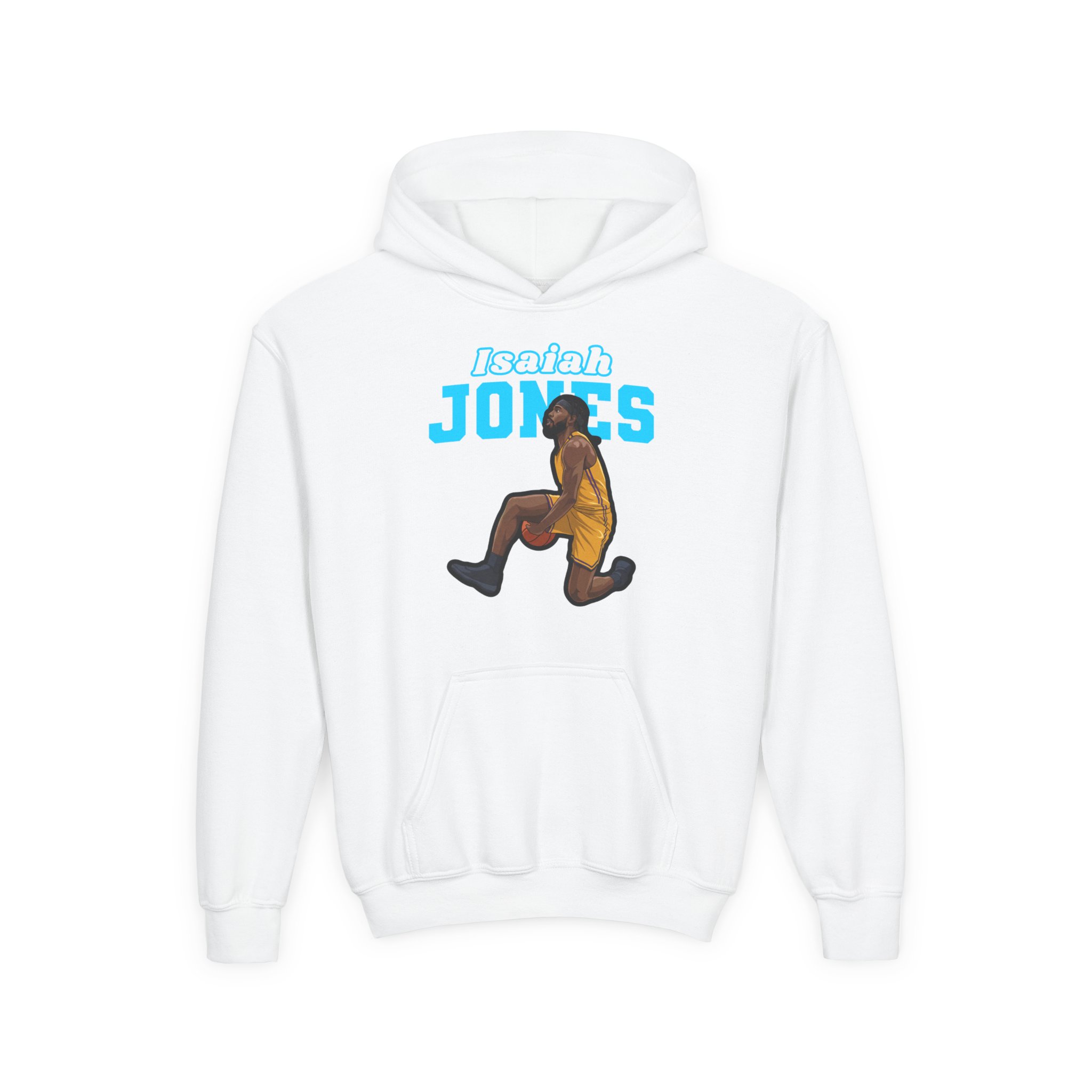 Youth Hoodie — character_name_arch in White