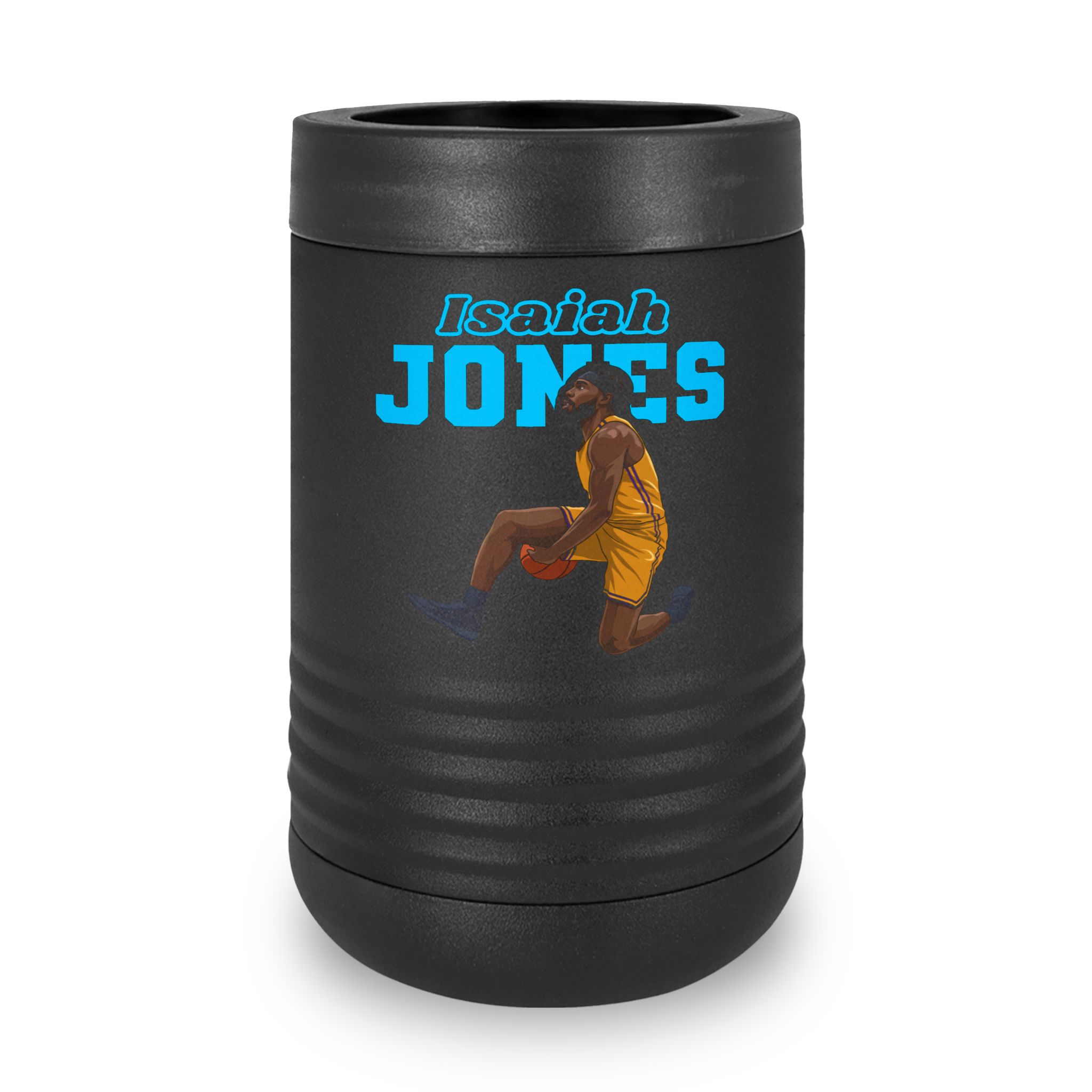 Stainless Can Cooler — character_name_arch in Black