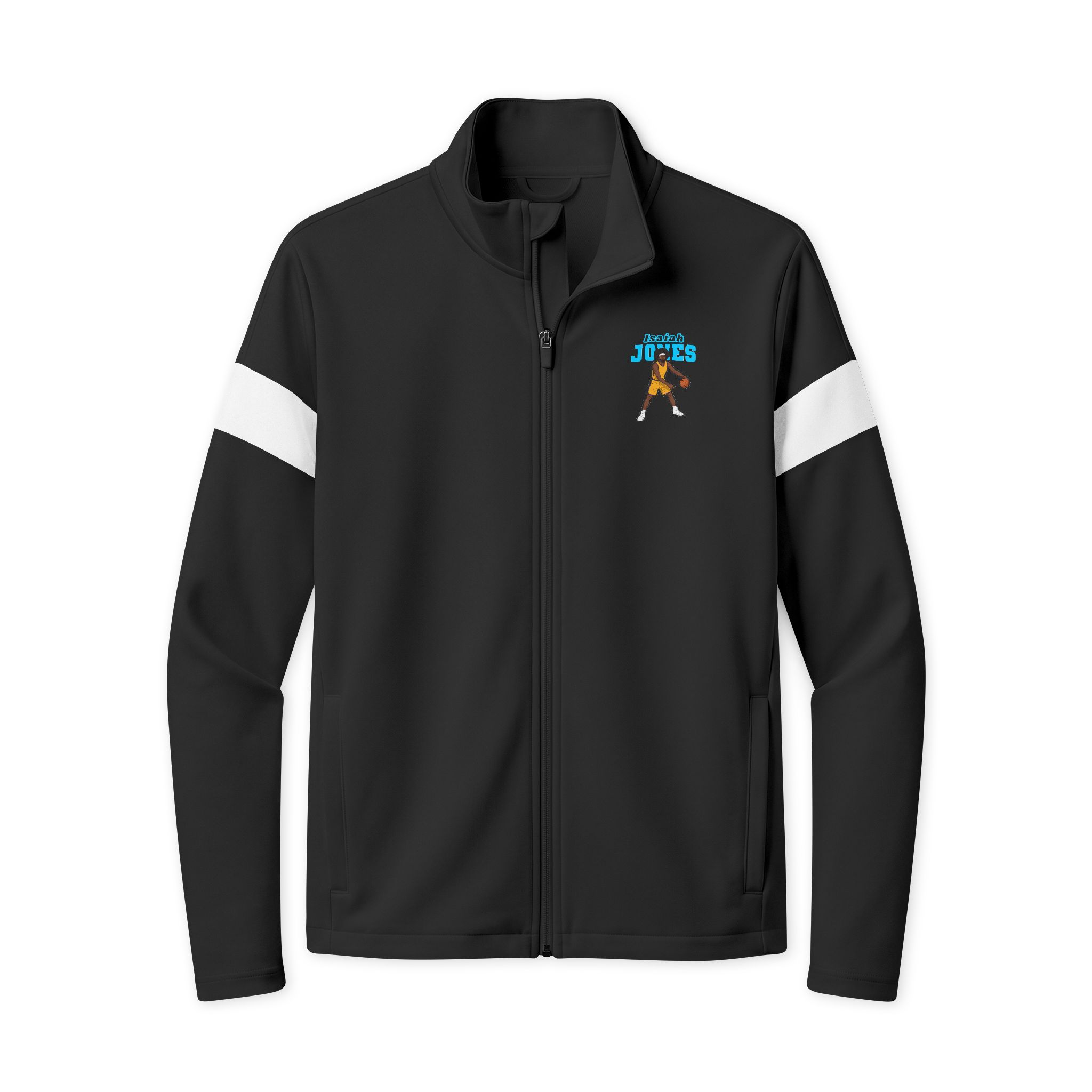 Travel Full-Zip Jacket — character_name_arch in Black/ White