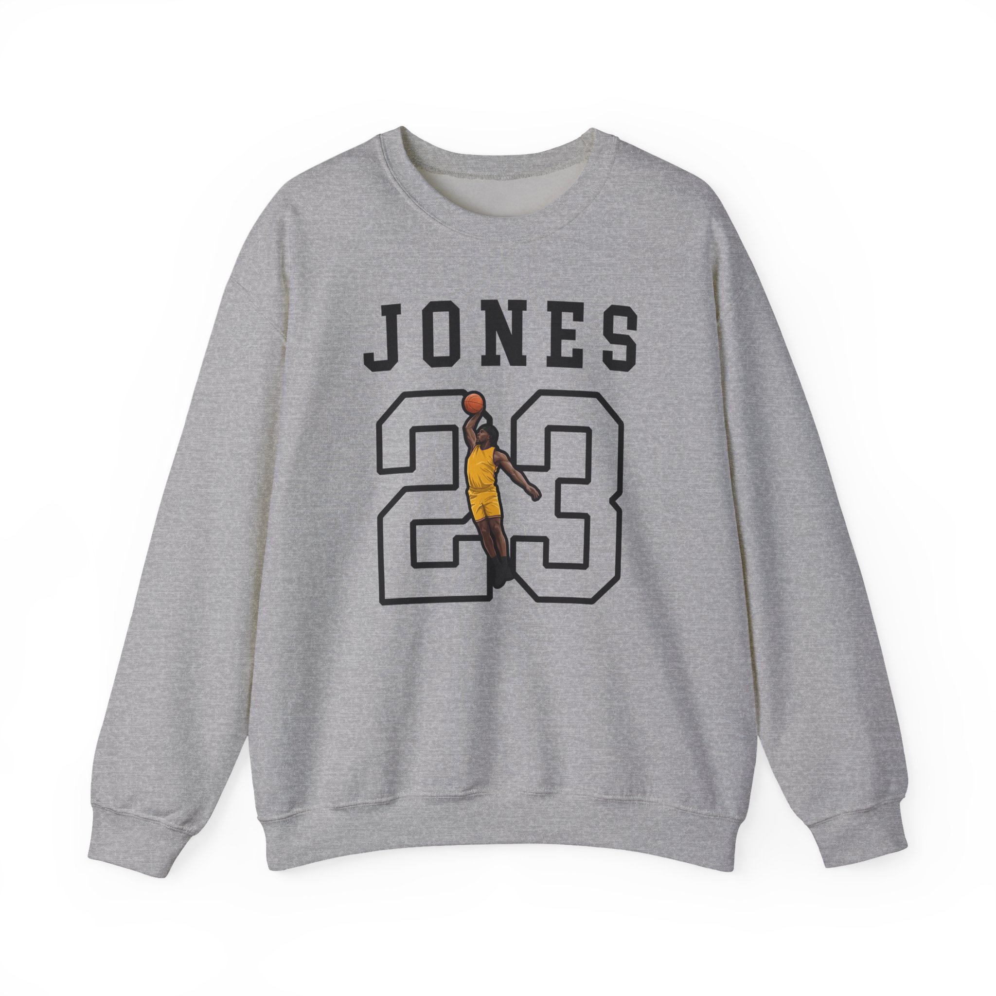 Crewneck Sweatshirt — character_shirsey in Grey