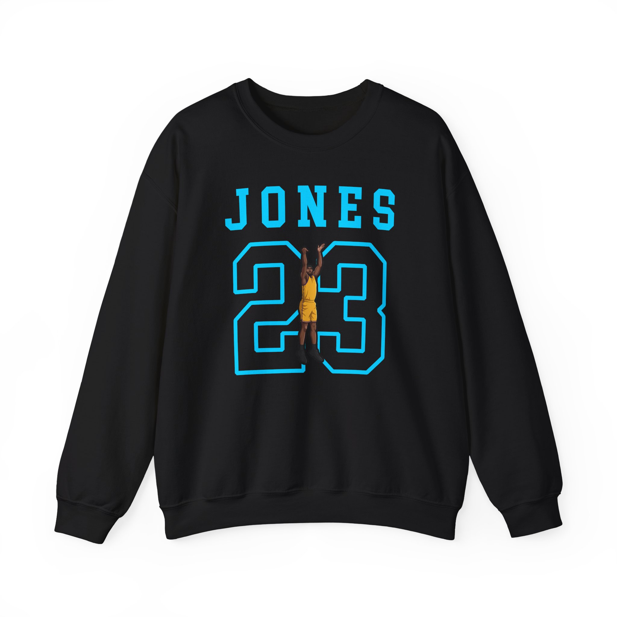 Crewneck Sweatshirt — character_shirsey in Black