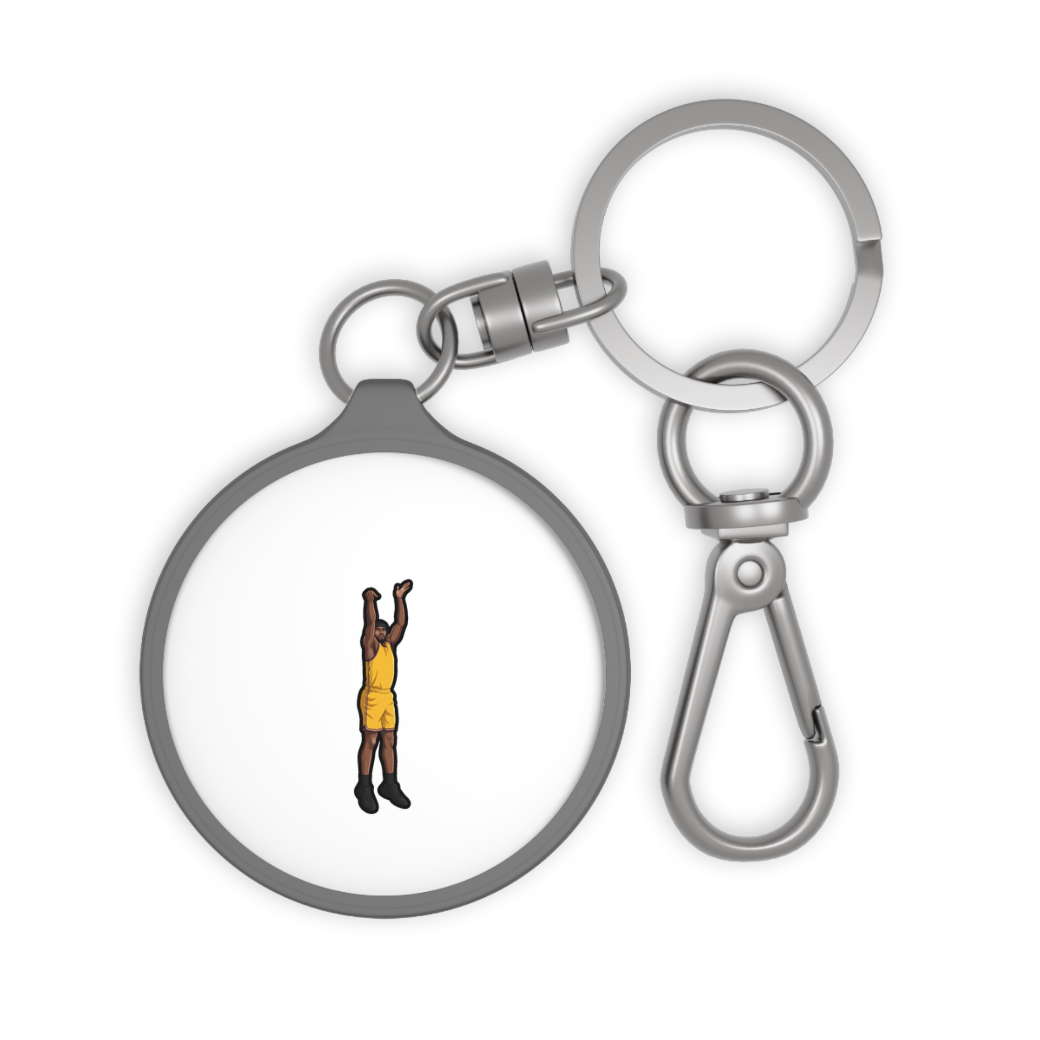 Keychain — character_name_arch in Grey