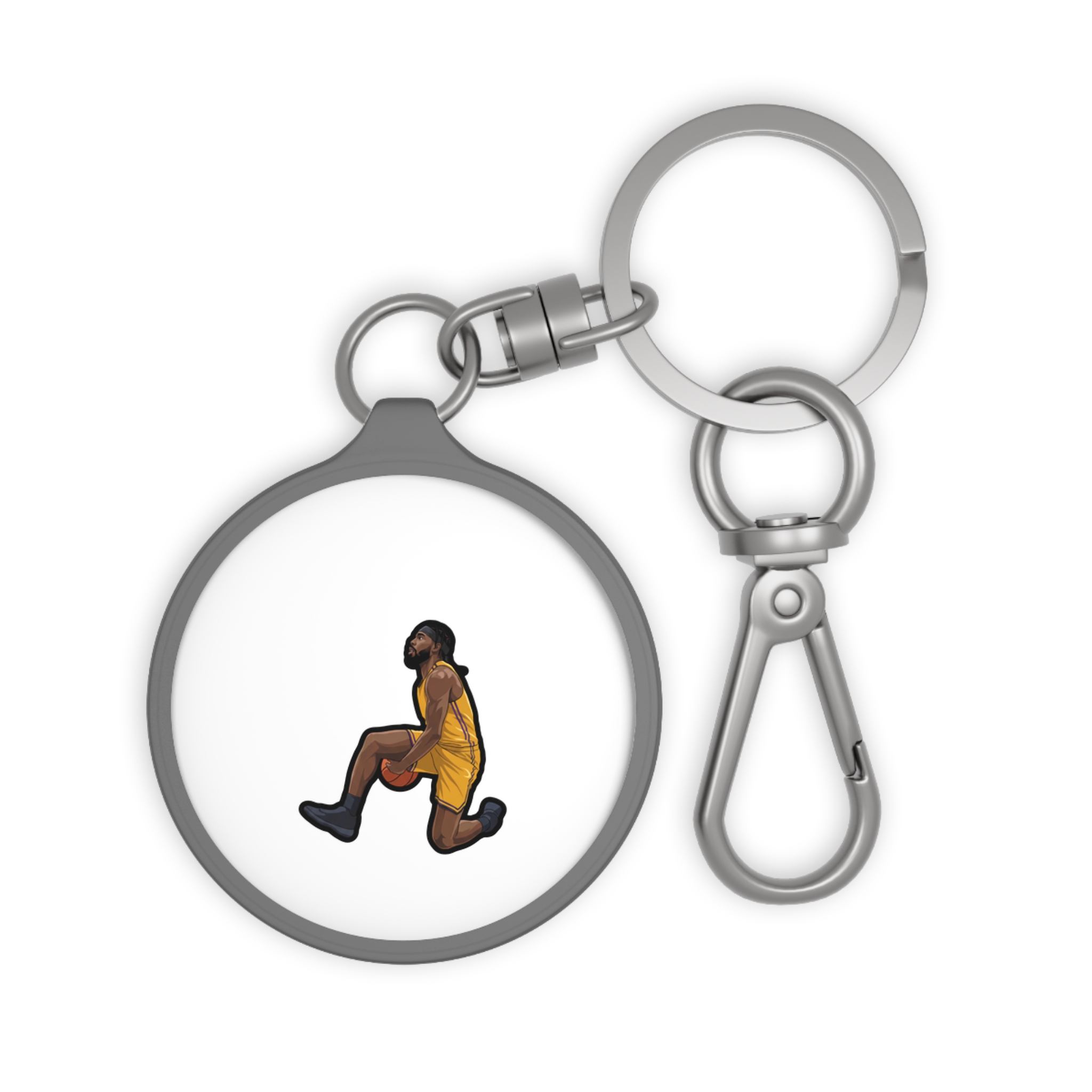 Keychain — character_name_arch in Grey