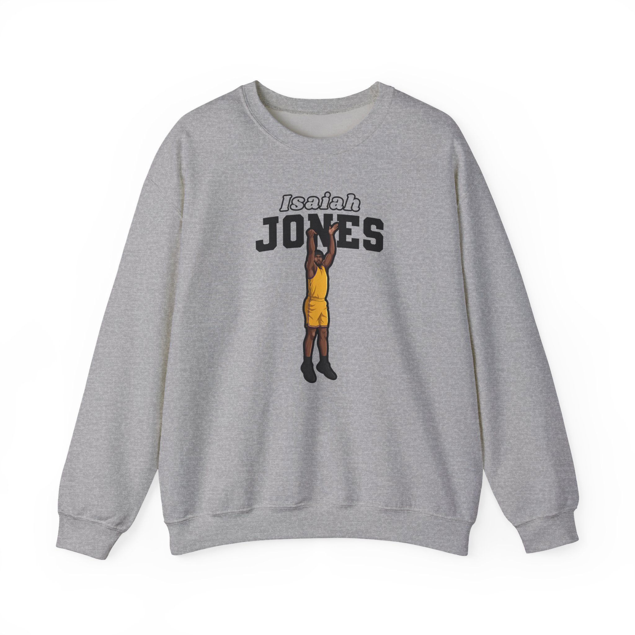 Crewneck Sweatshirt — character_name_arch in Grey